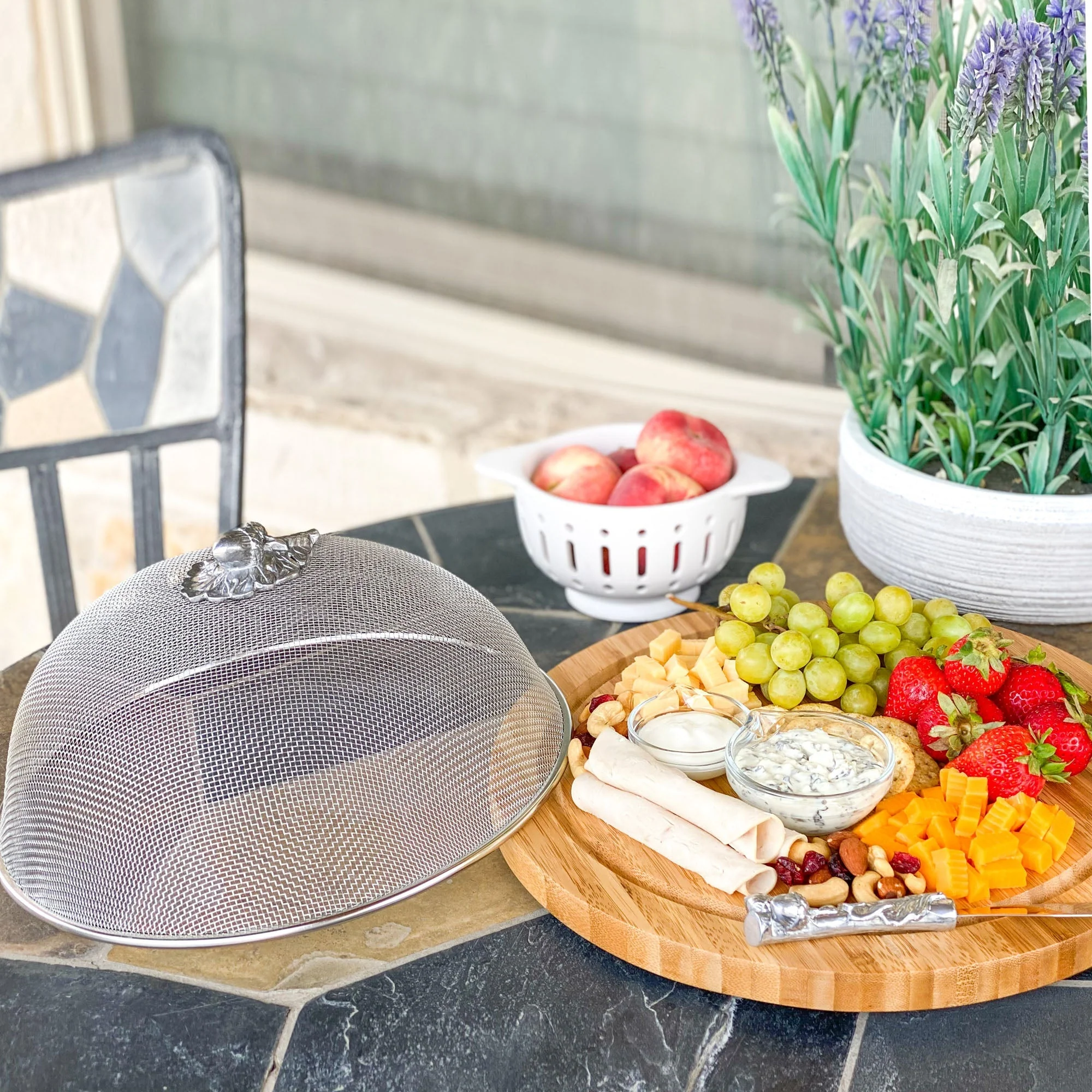 Arthur Court Picnic Cheese Board / Spreader - Oak Leaf - Image 5