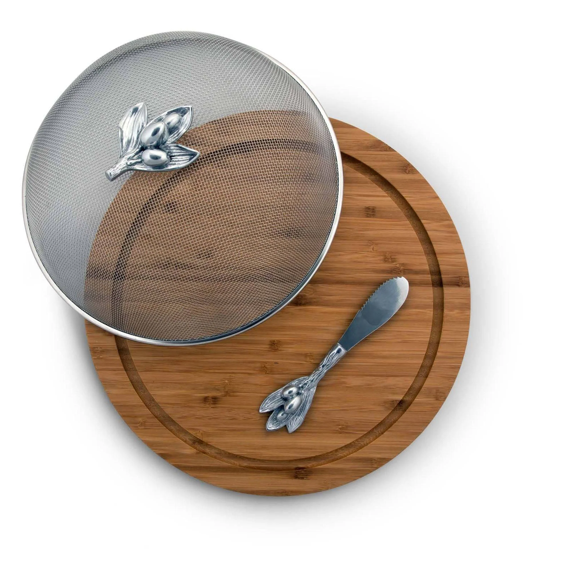Arthur Court Picnic Cheese Board / Spreader - Olive - Image 2