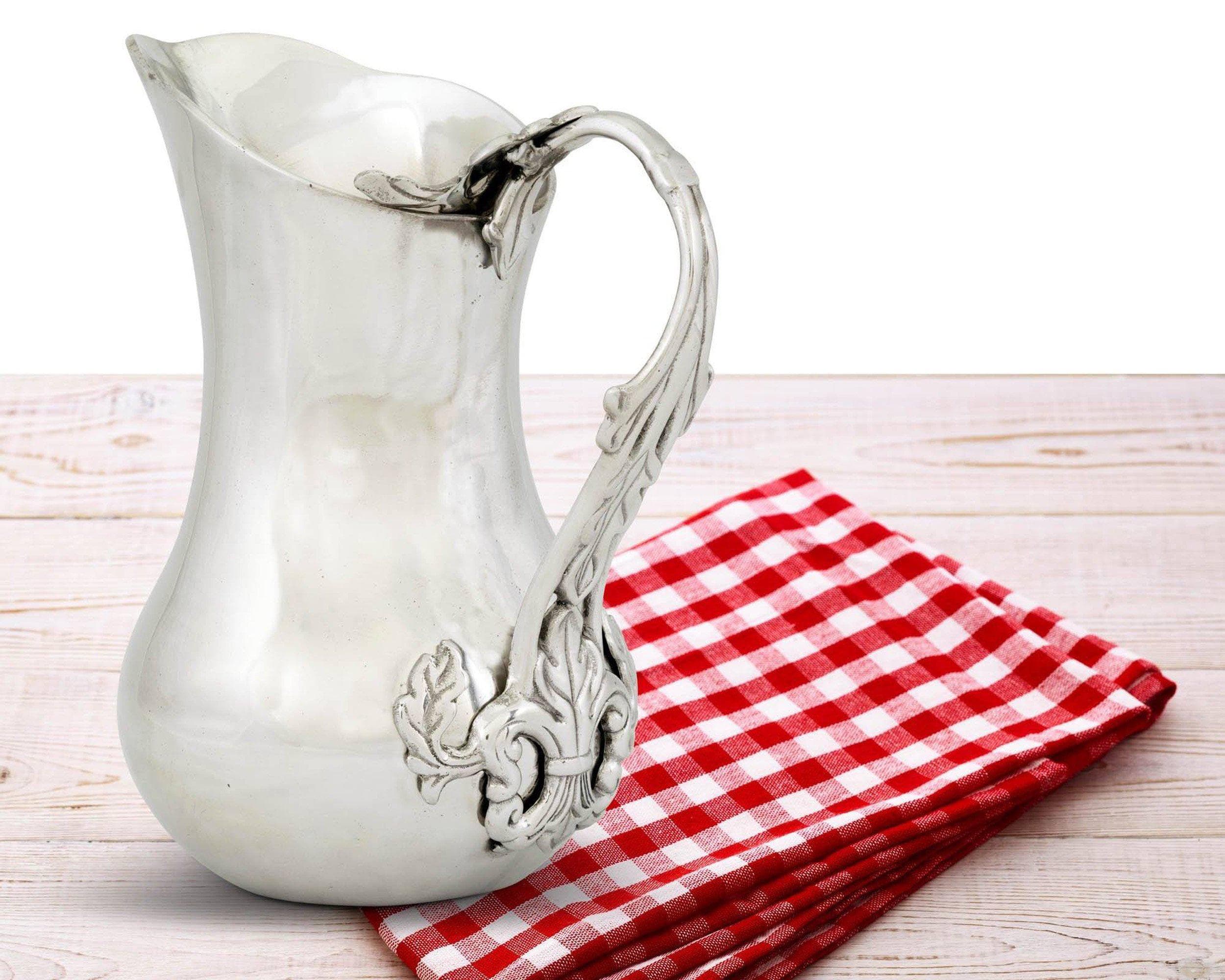 Arthur Court Pitcher - Fleur-de-Lis Acanthus