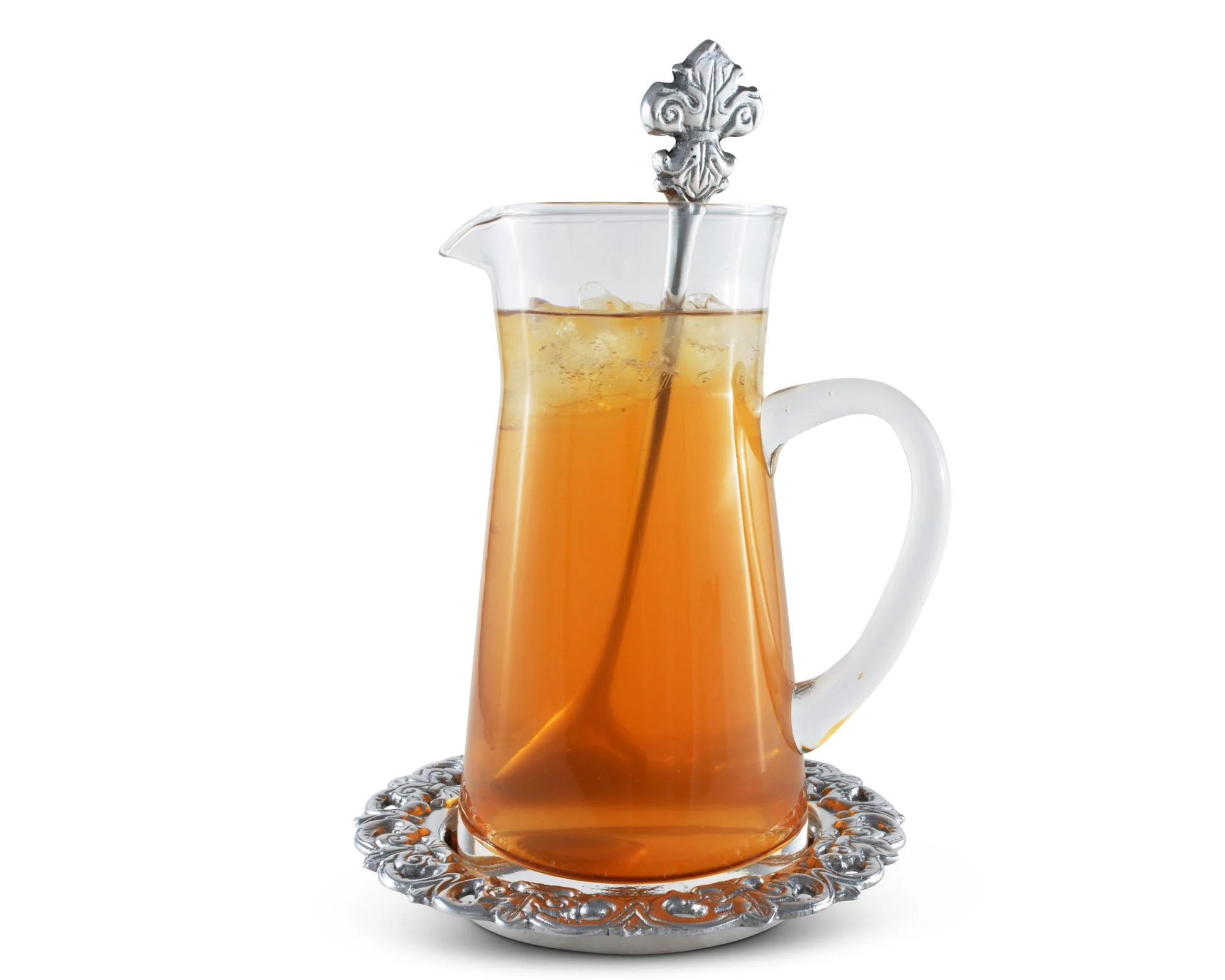 Arthur Court Pitcher Set - Fleur-De-Lis - Image 3