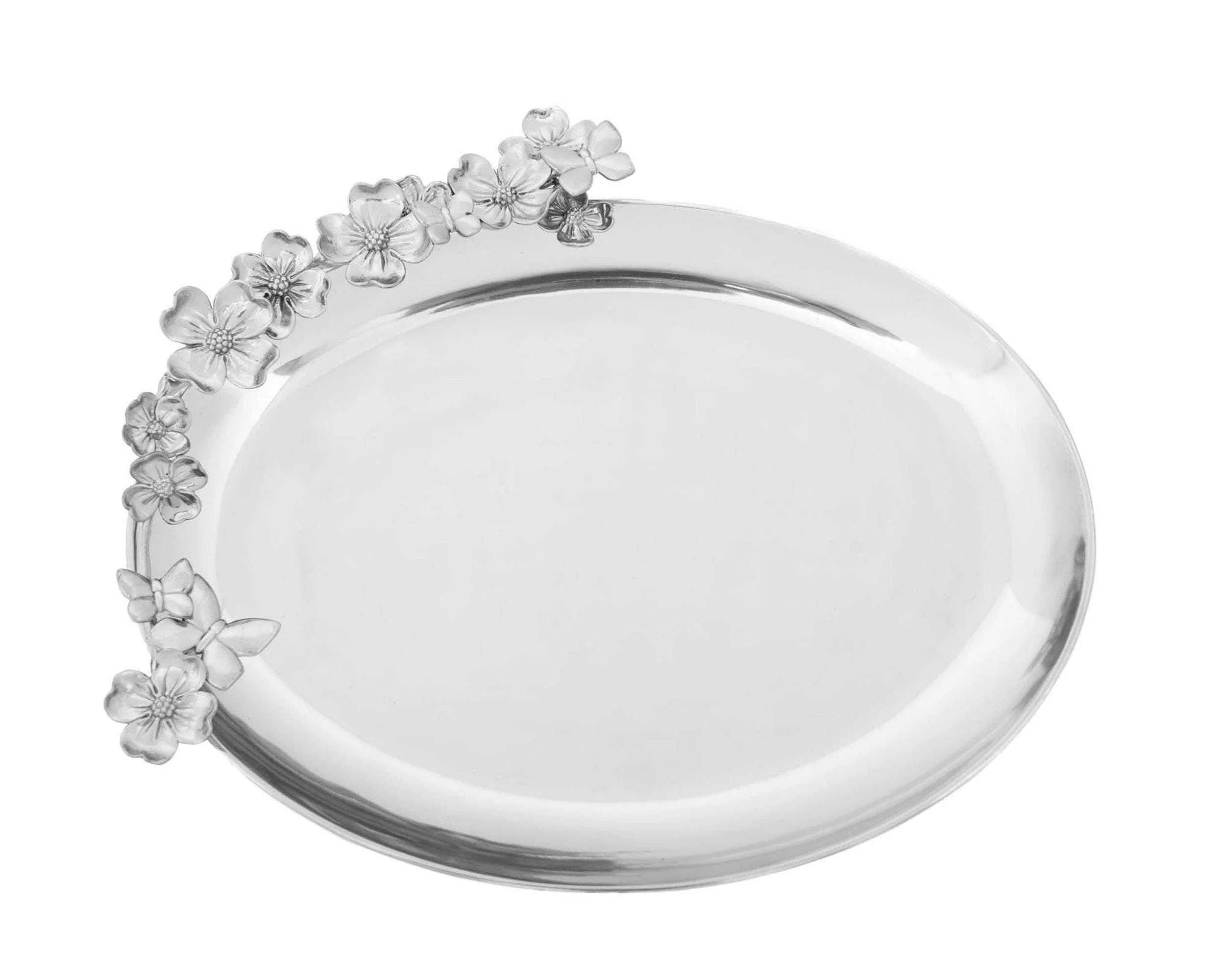 Arthur Court Platter - Butterfly Dogwood - Image 2