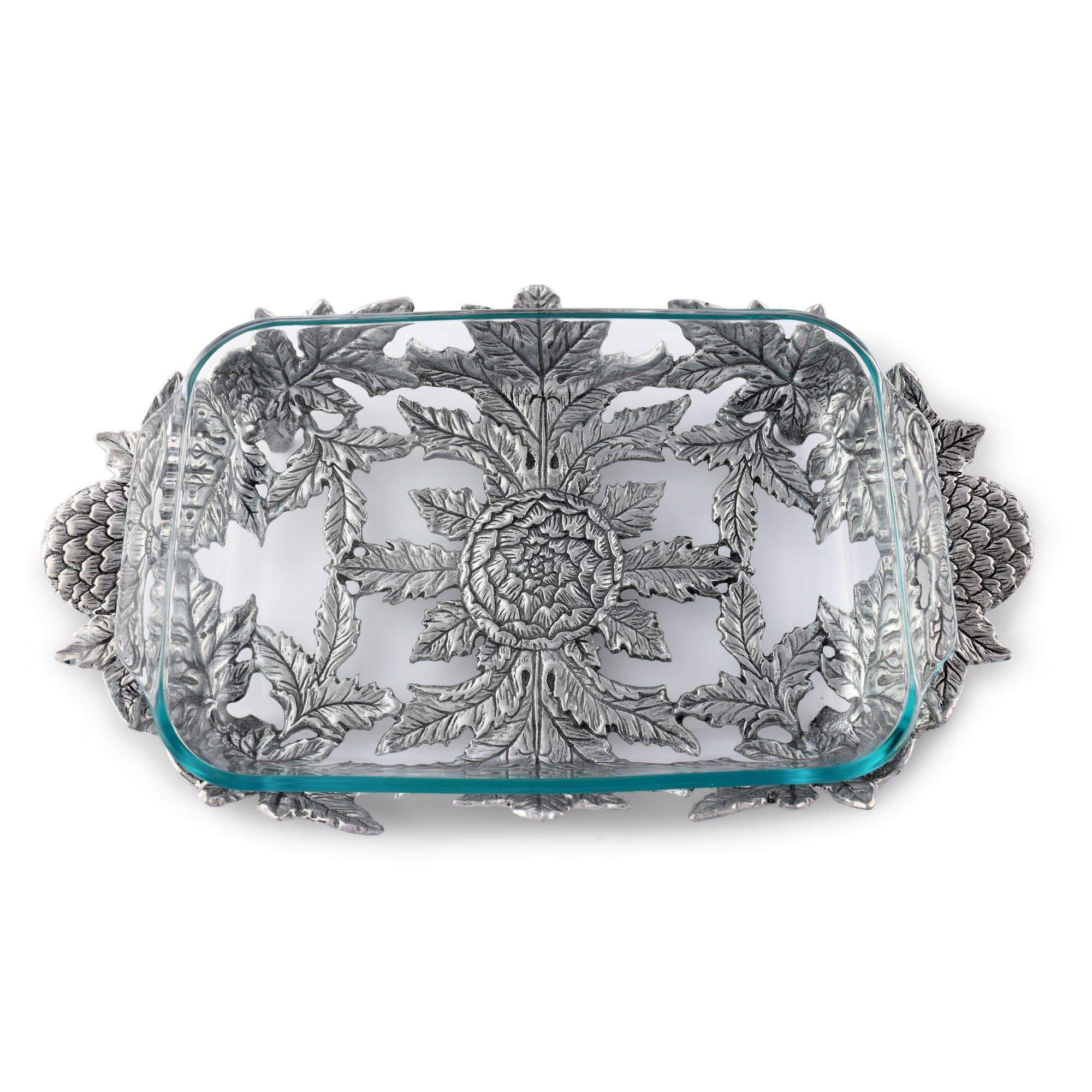 Arthur Court Pyrex Holder 3qt - Artichoke