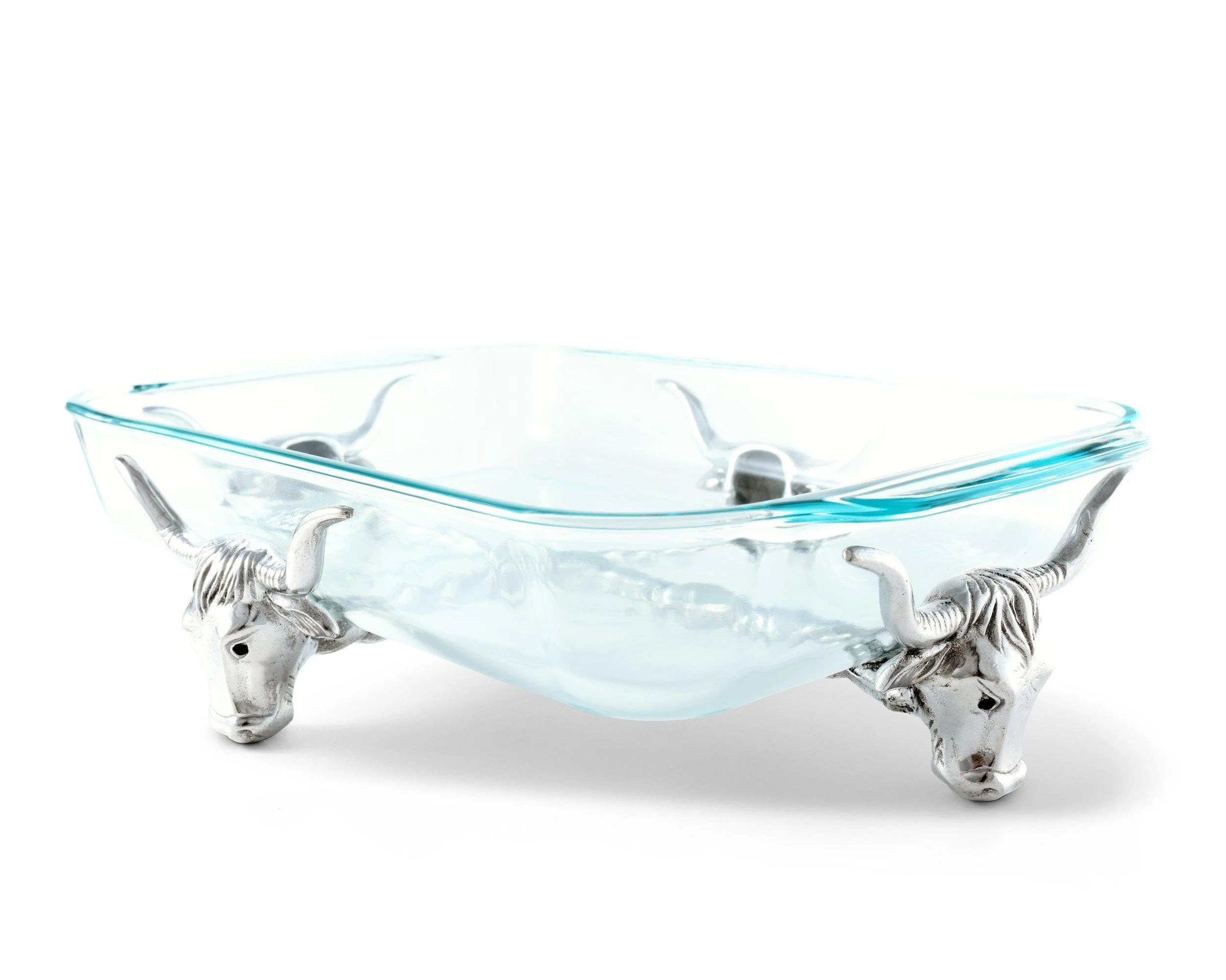 Arthur Court Pyrex Holder 3qt - Longhorn Steer
