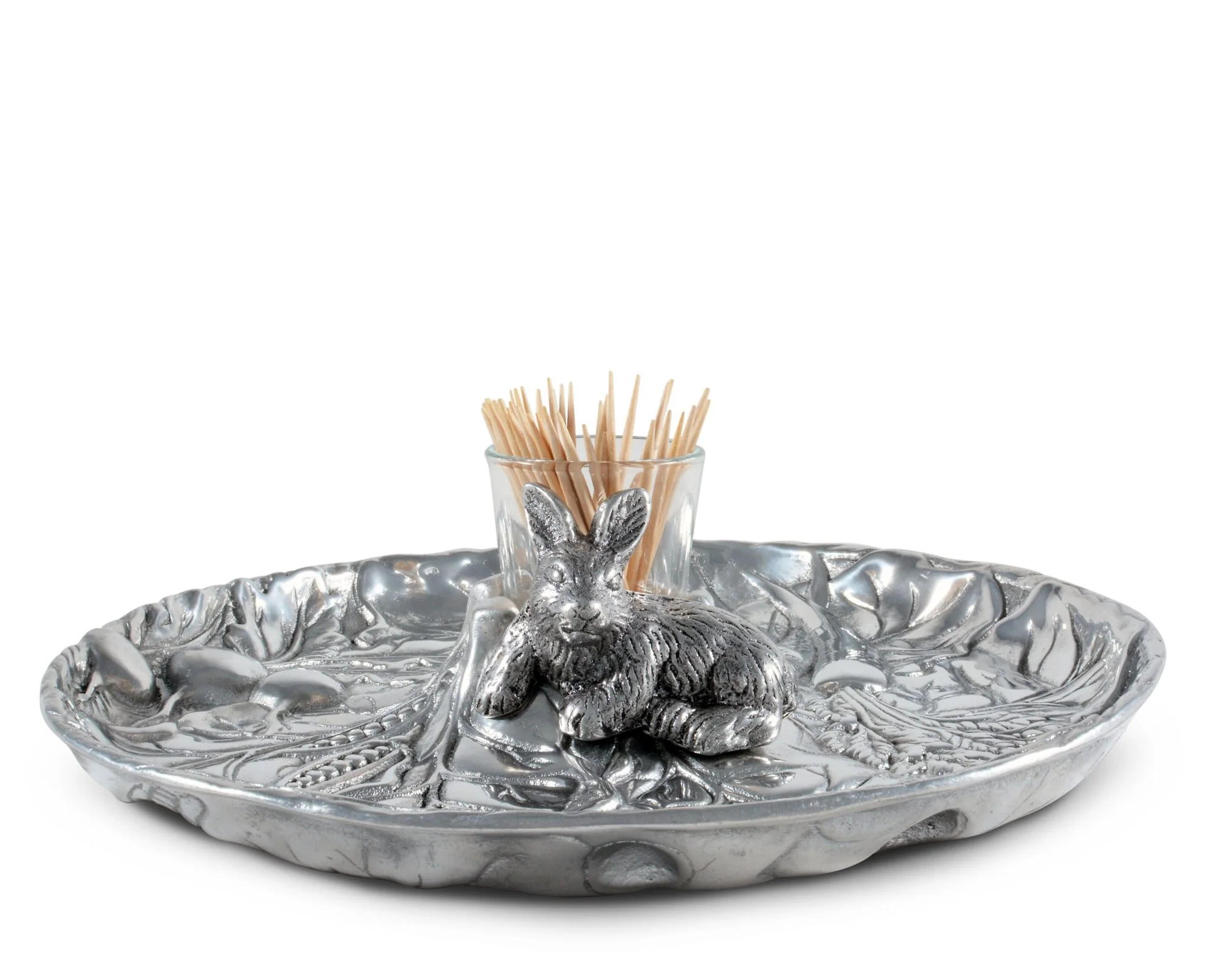 Arthur Court Rabbit Garden Tidbit Tray