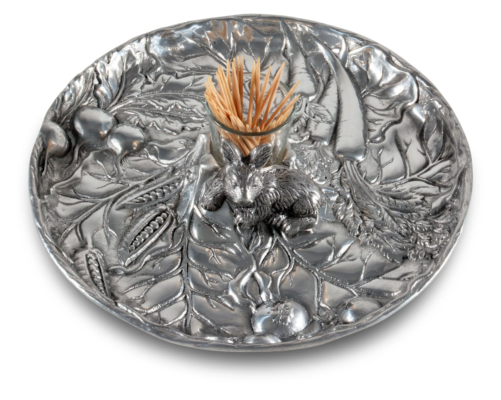 Arthur Court Rabbit Garden Tidbit Tray - Image 3