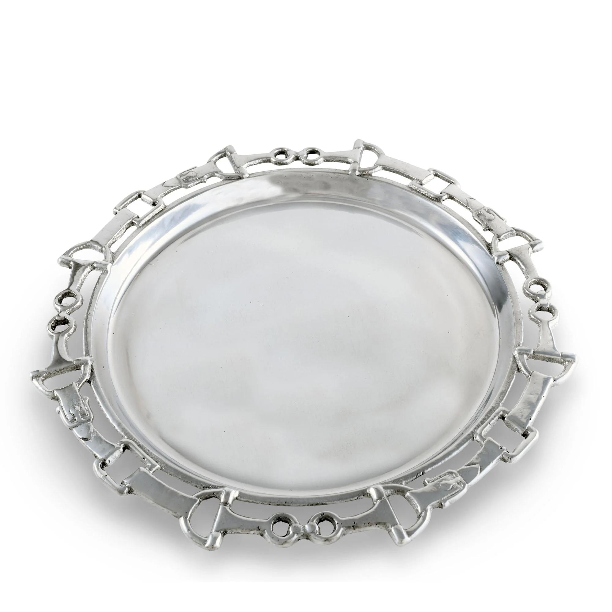 Arthur Court Round Tray 12 inches  - Equestrian