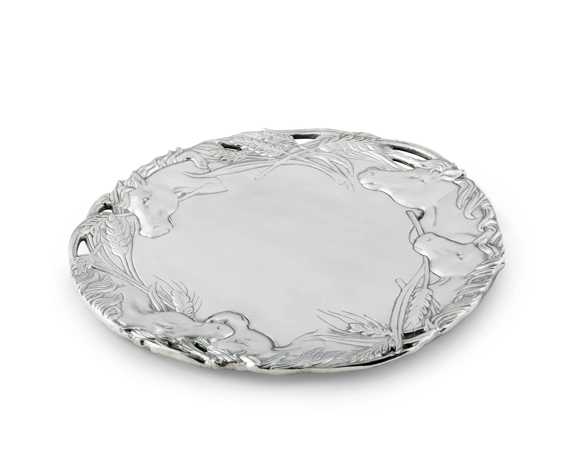 Arthur Court Round Tray 12 inches - Horse - Image 3