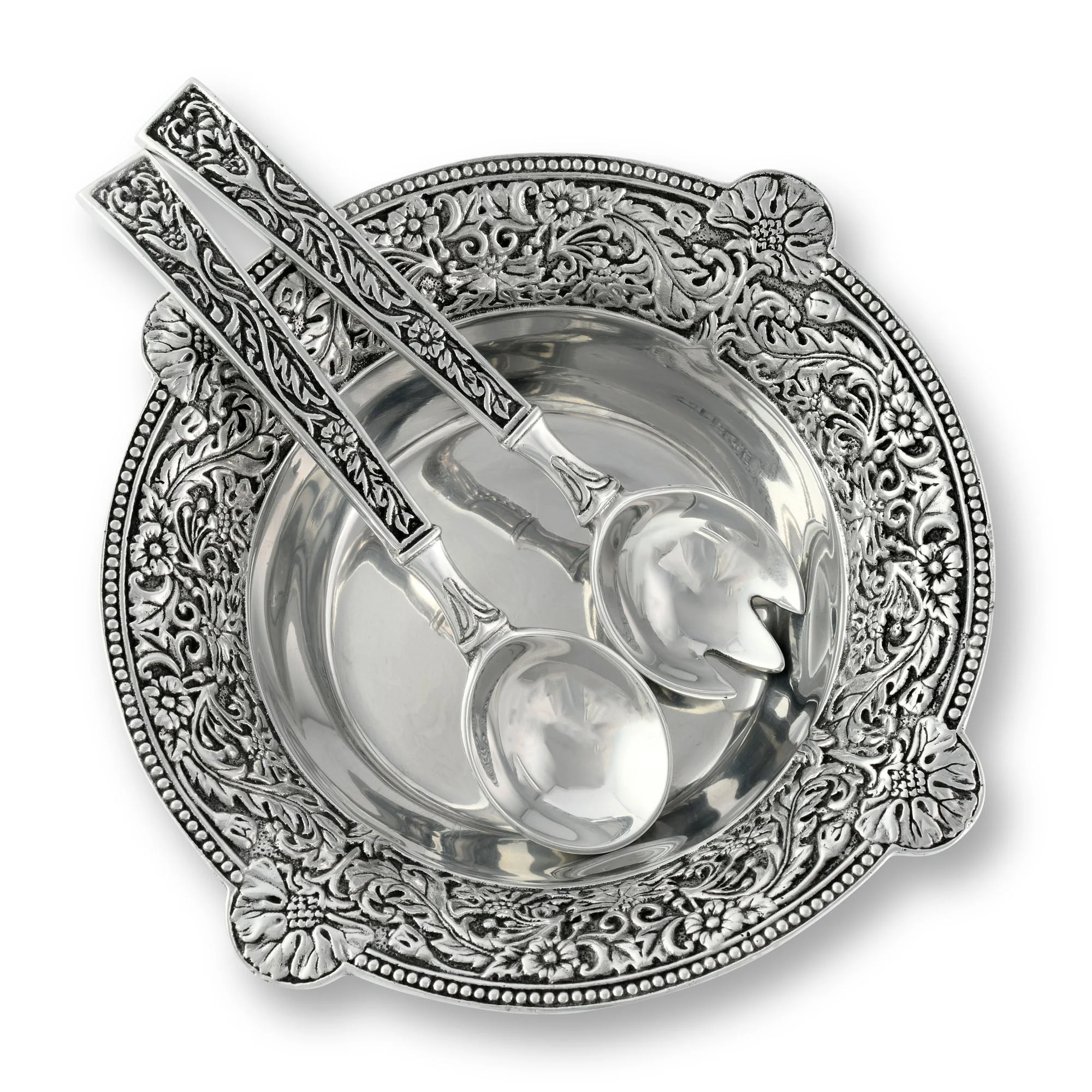 Arthur Court Salad Bowl Set - Concho - Image 2