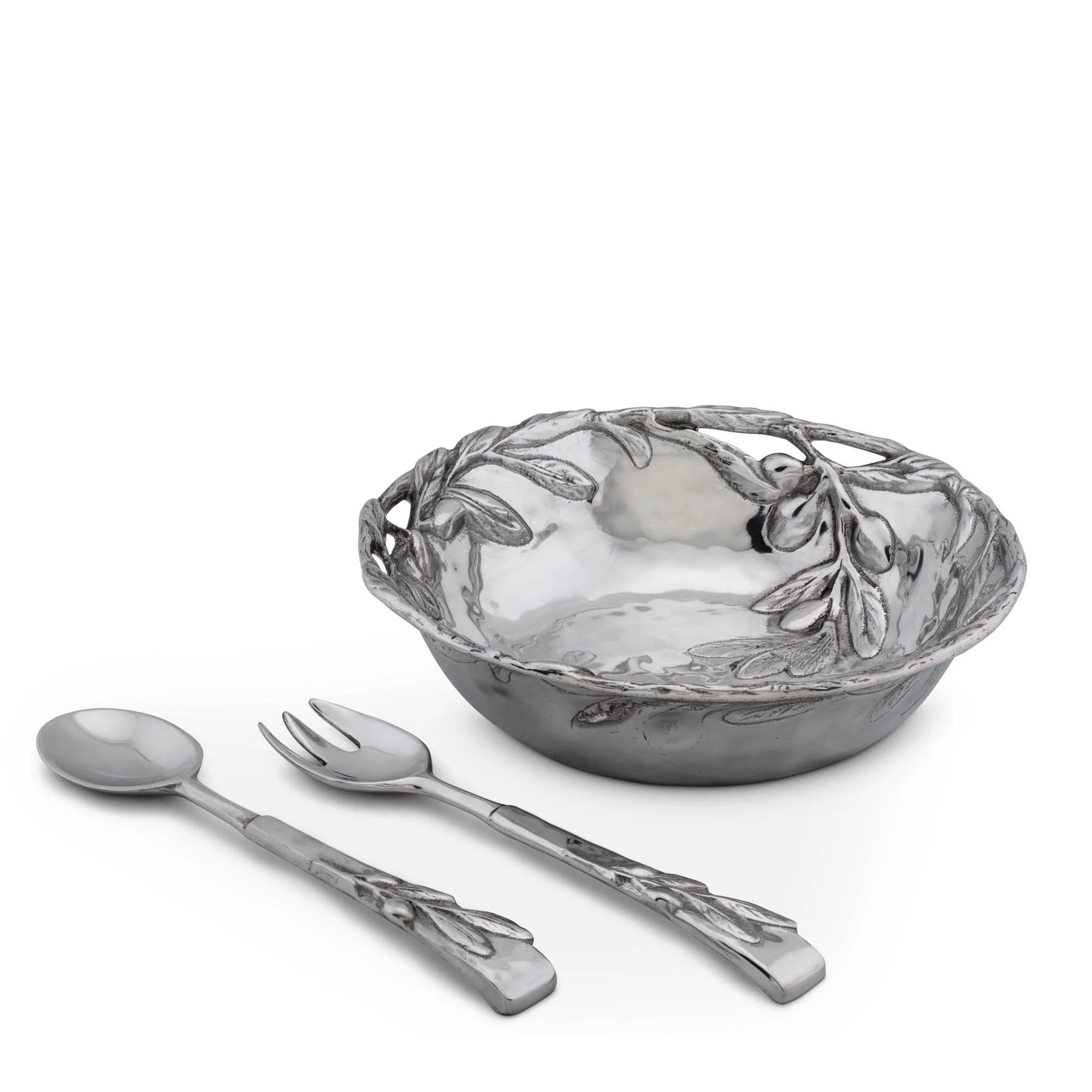 Arthur Court Salad Bowl Set - Olive