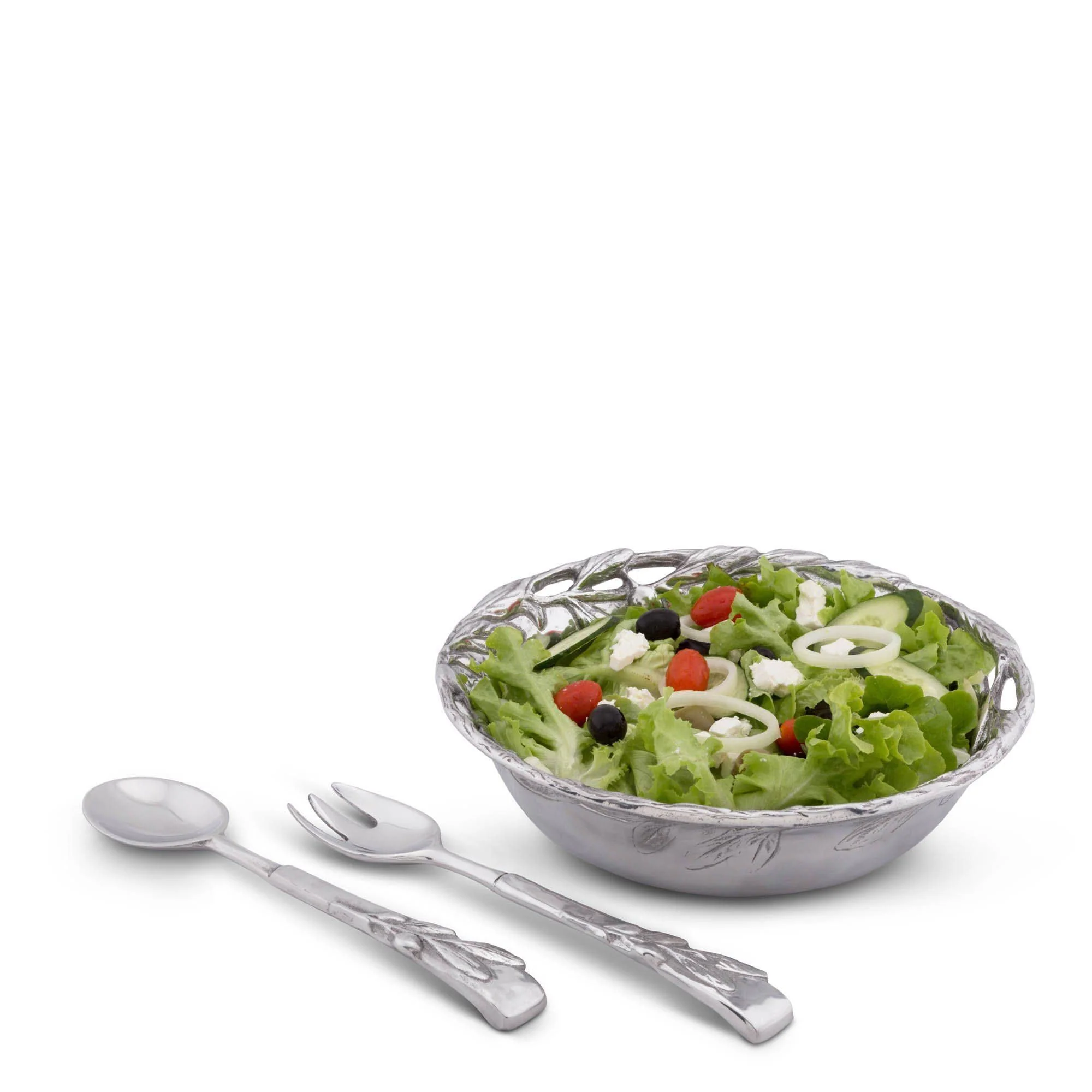 Arthur Court Salad Bowl Set - Olive - Image 3