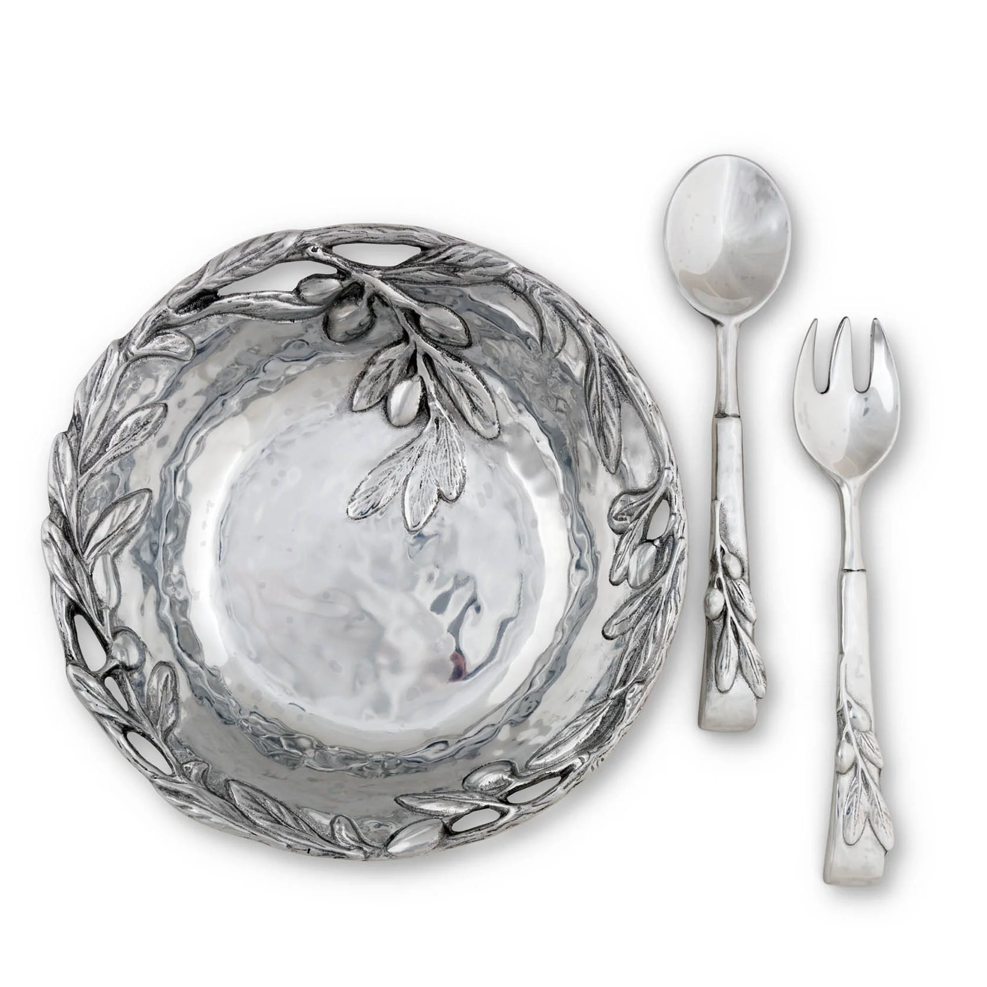 Arthur Court Salad Bowl Set - Olive - Image 5