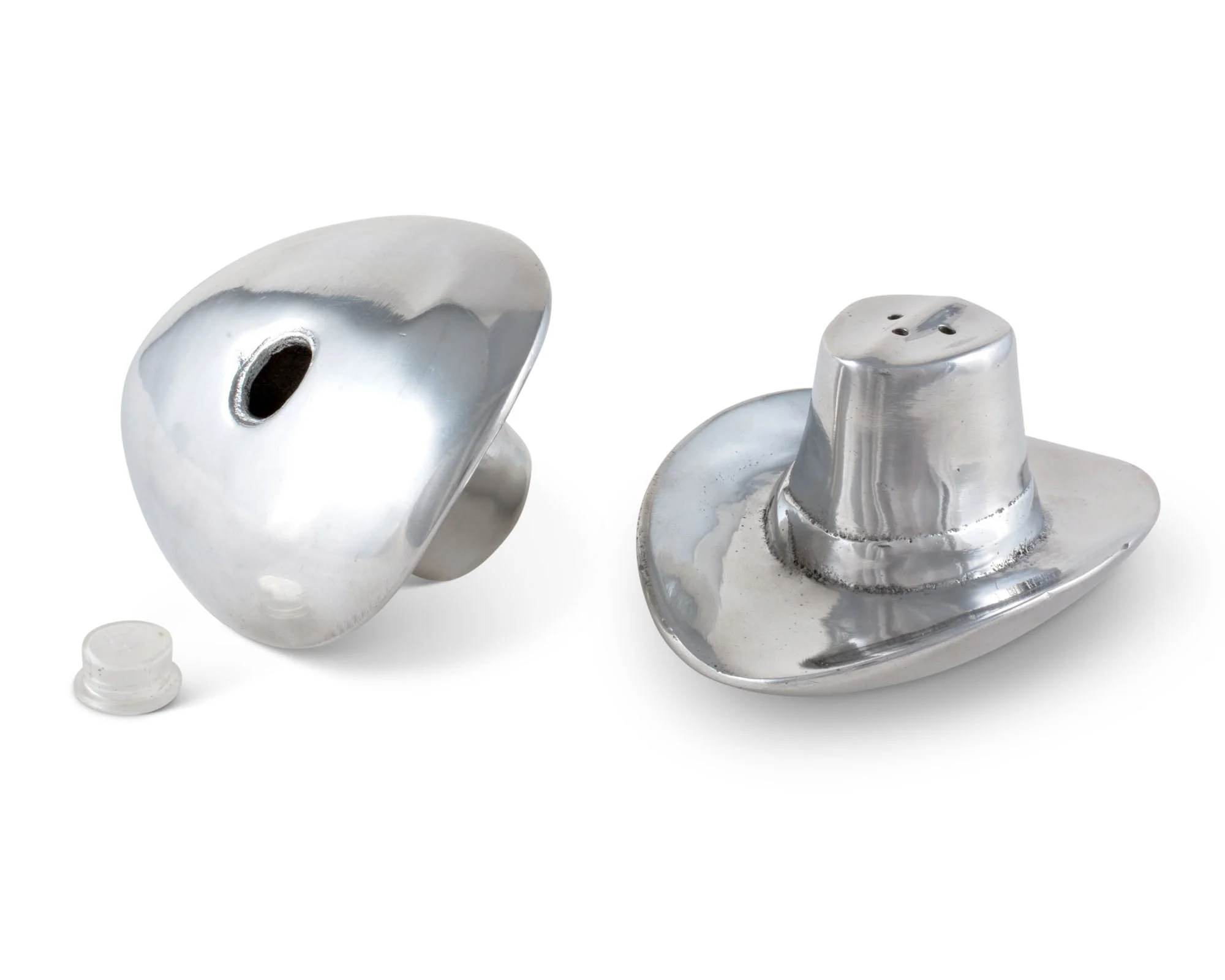 Arthur Court Salt and Pepper Set - Cowboy Hat - Image 3
