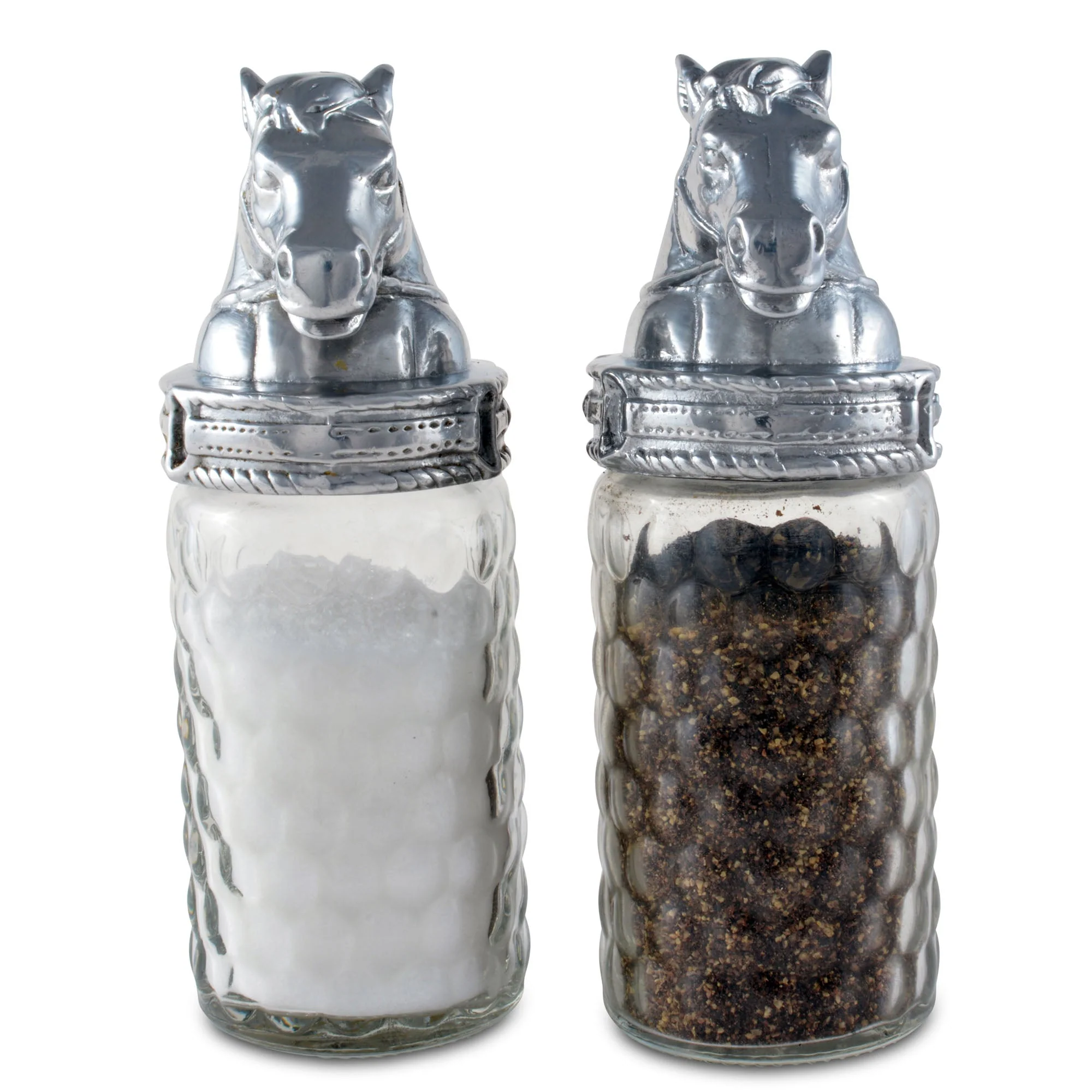 Arthur Court Salt and Pepper Set - Horse