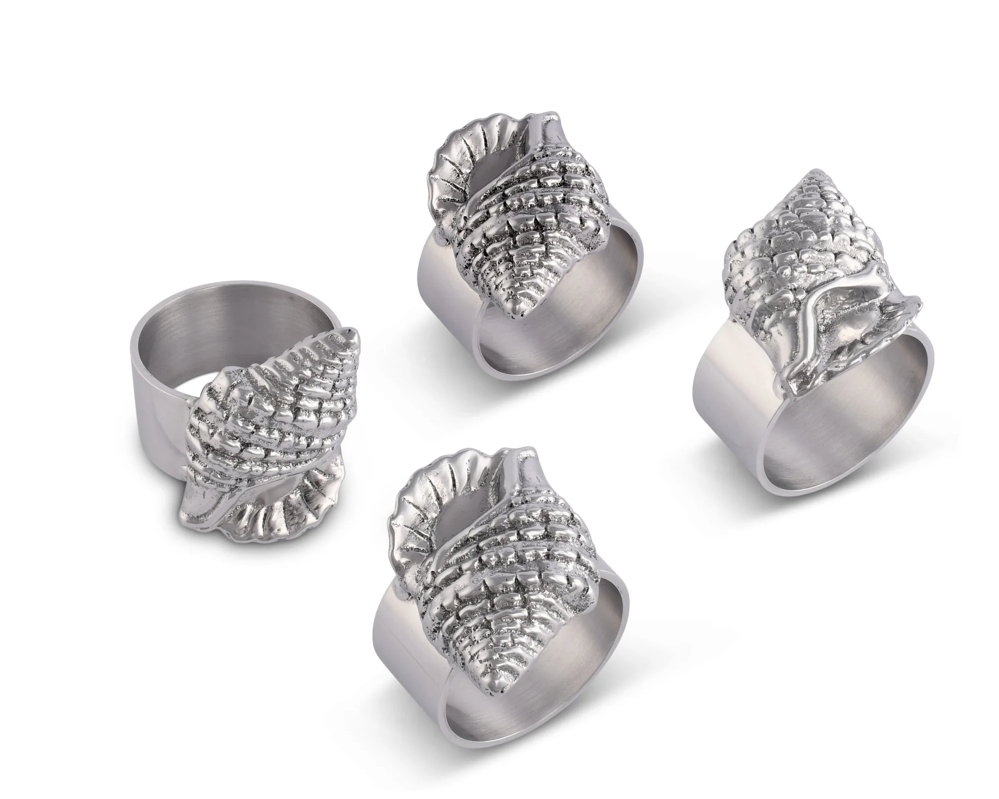 Arthur Court Sea Shell Napkin Rings - Set Of 4 - Image 2