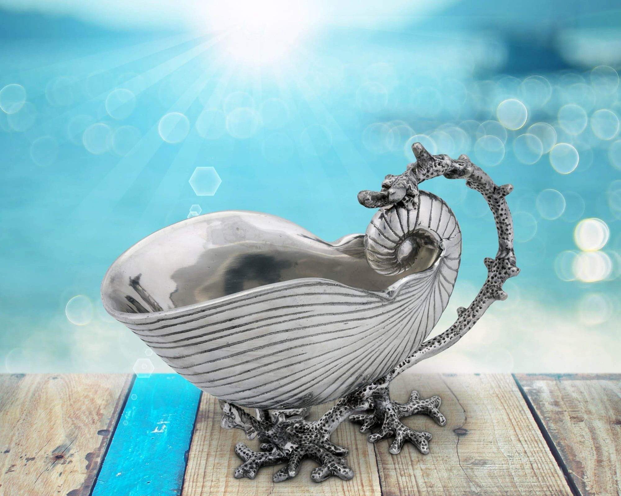 Arthur Court Sea Shell Sauce Bowl