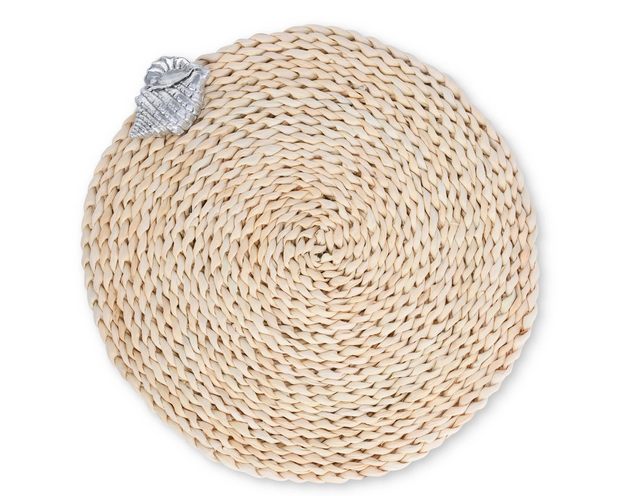 Arthur Court Sea Shell Twisted Seagrass Placemats - Set Of 4