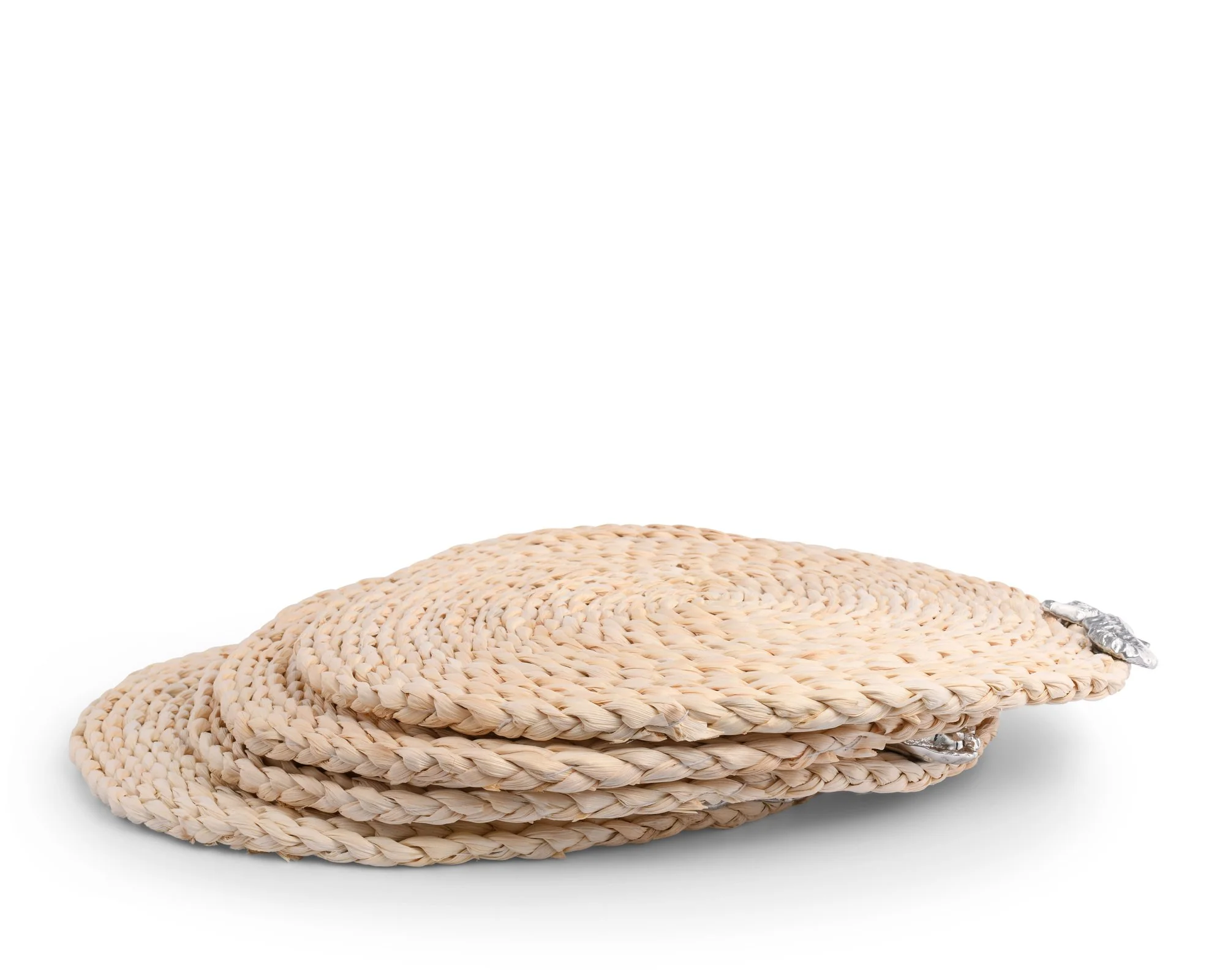 Arthur Court Sea Shell Twisted Seagrass Placemats - Set Of 4 - Image 2