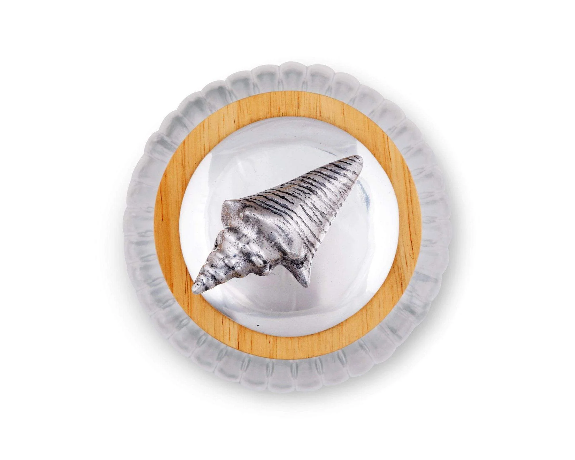 Arthur Court Shell Glass Canister Medium - Image 2