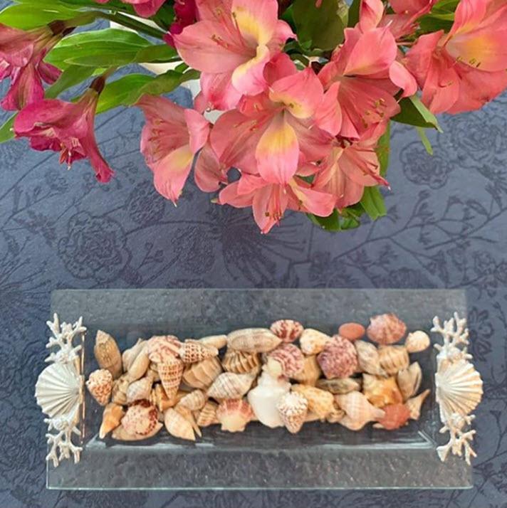 Arthur Court Shell/sea Life Oblong Tray - Image 2