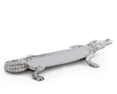 Arthur Court Tray Figural - Alligator
