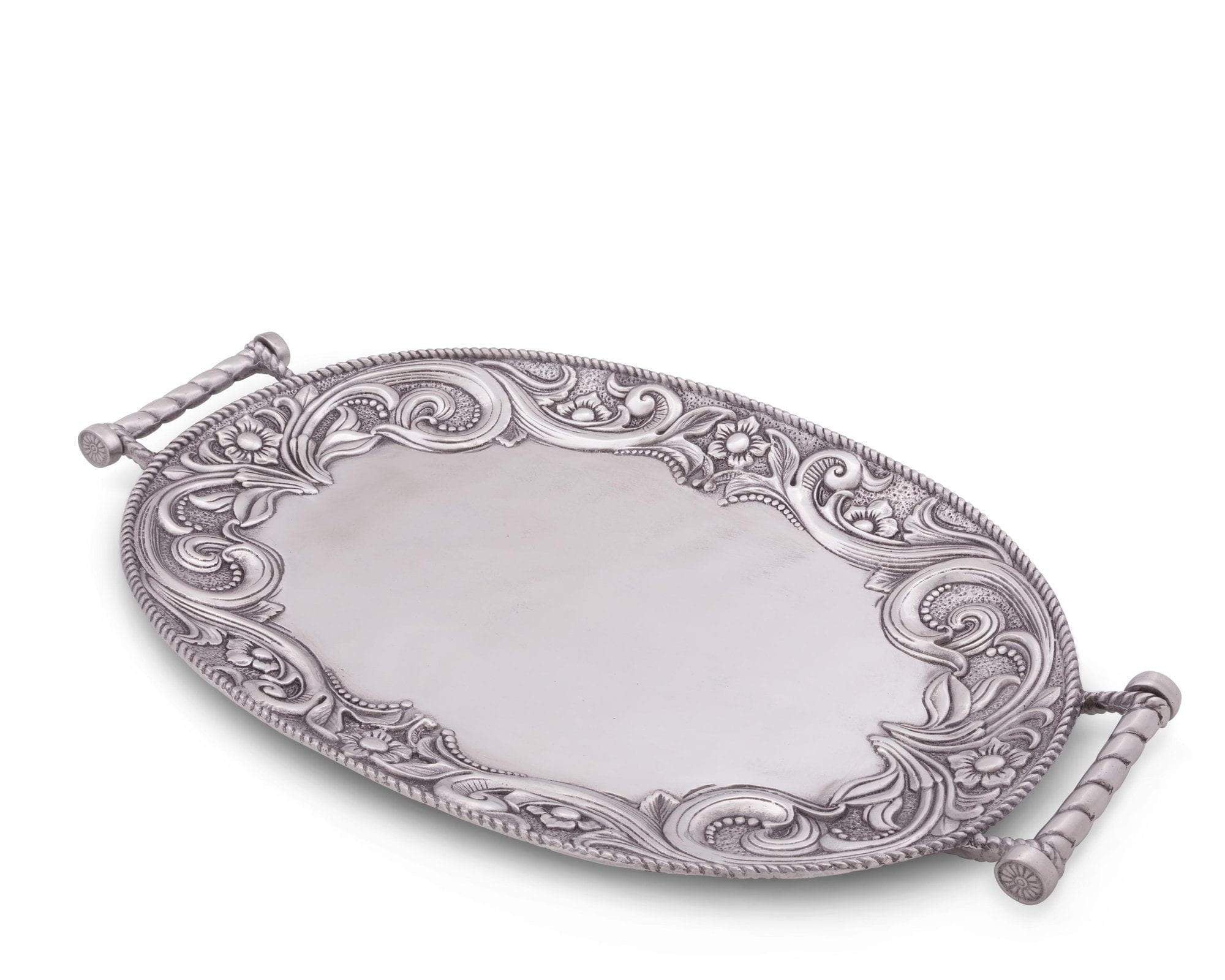 Arthur Court Western Leather Serving Tray - Image 2