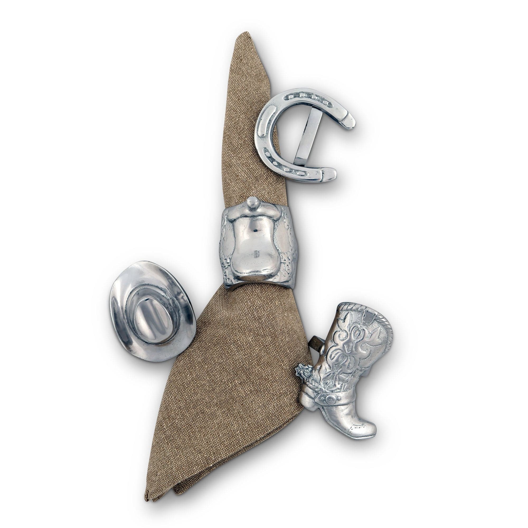 Arthur Court Western Napkin Rings - Image 3