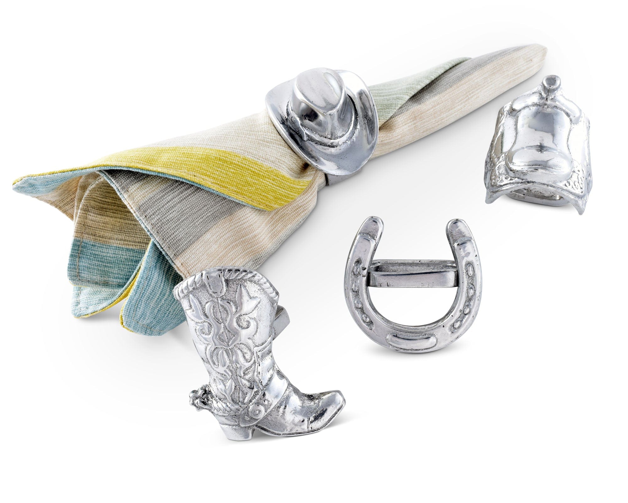 Arthur Court Western Napkin Rings - Image 4