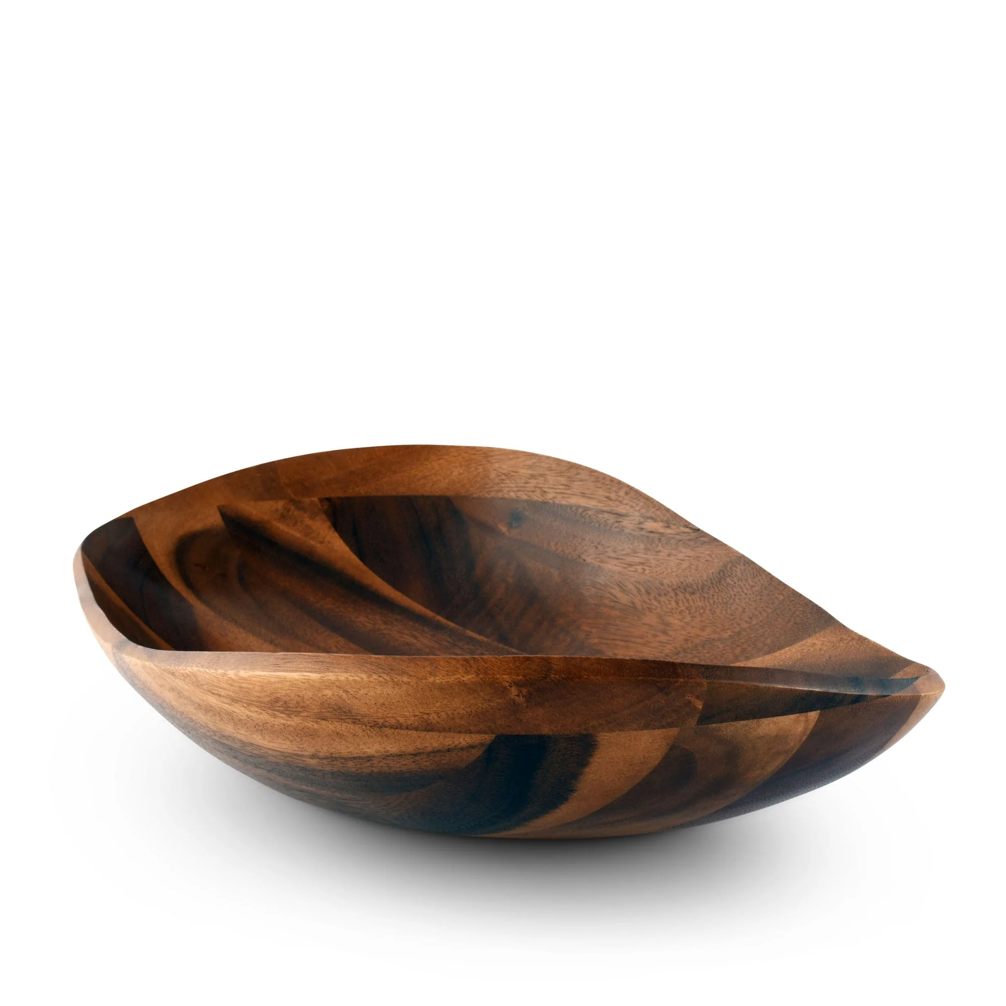 Arthur Court Wood Salad Bowl Large - Wave