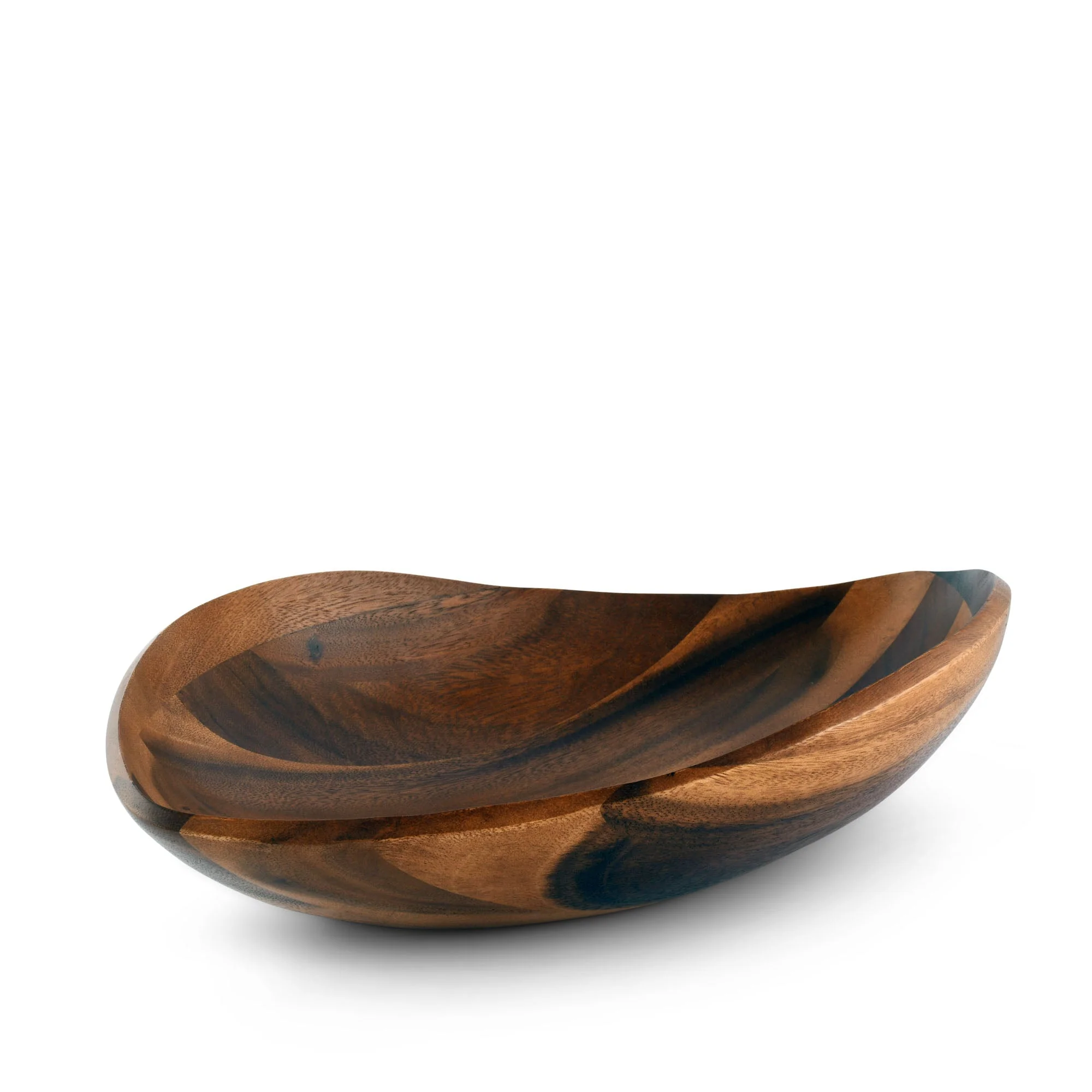 Arthur Court Wood Salad Bowl Large - Wave - Image 4