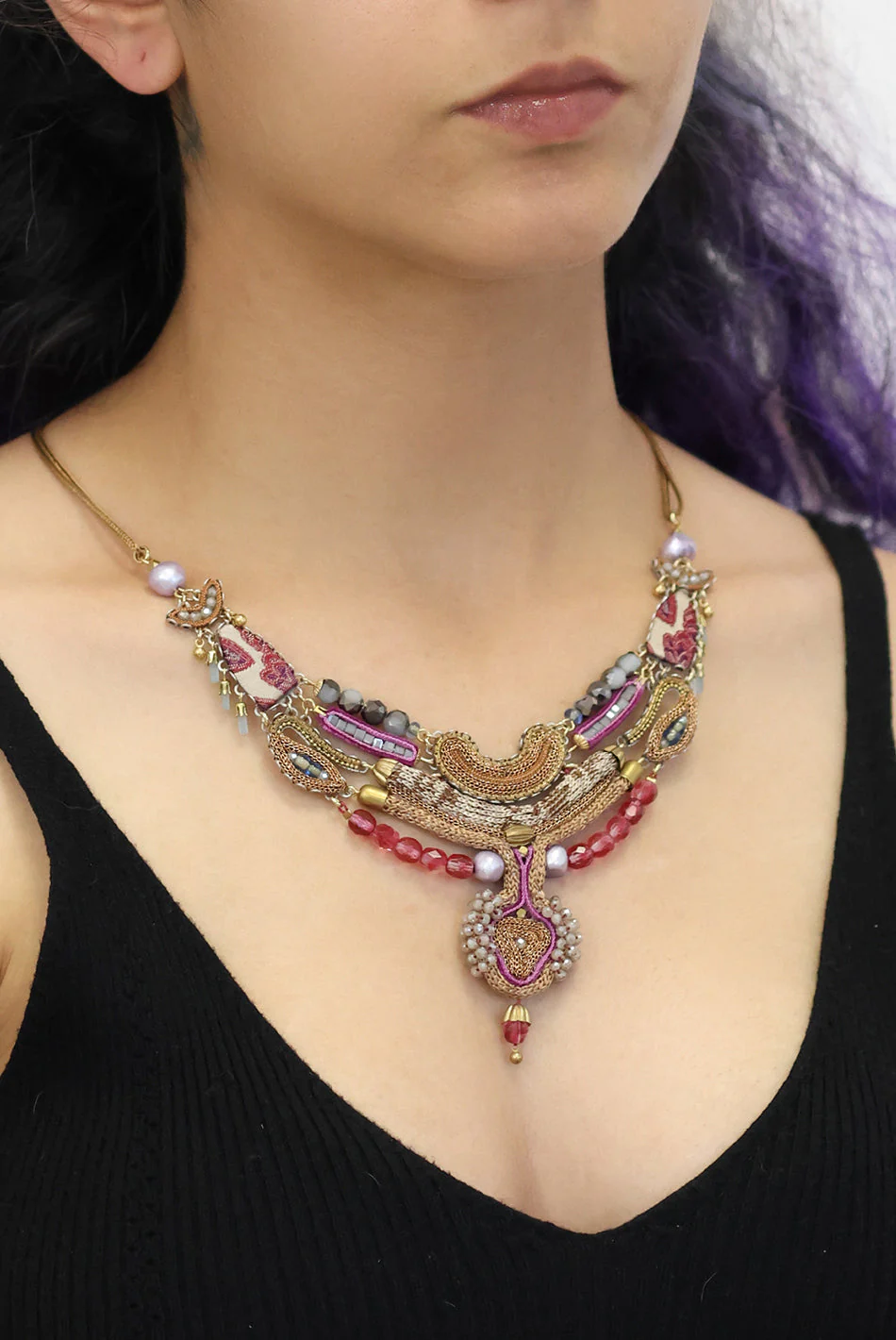 Ayala Bar Berry Blush Set, Pearvia Necklace - Image 2