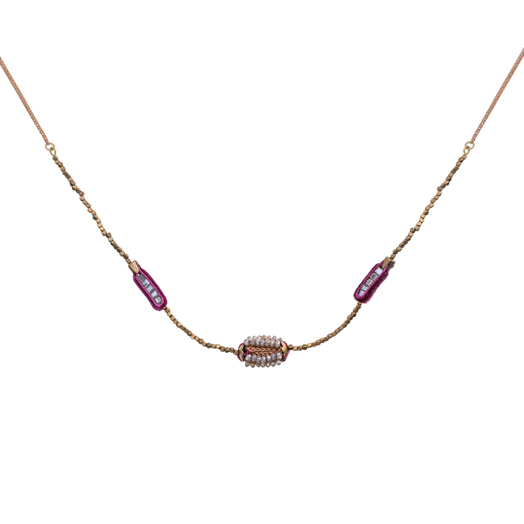 Ayala Bar Berry Blush Set, Pincora Necklace