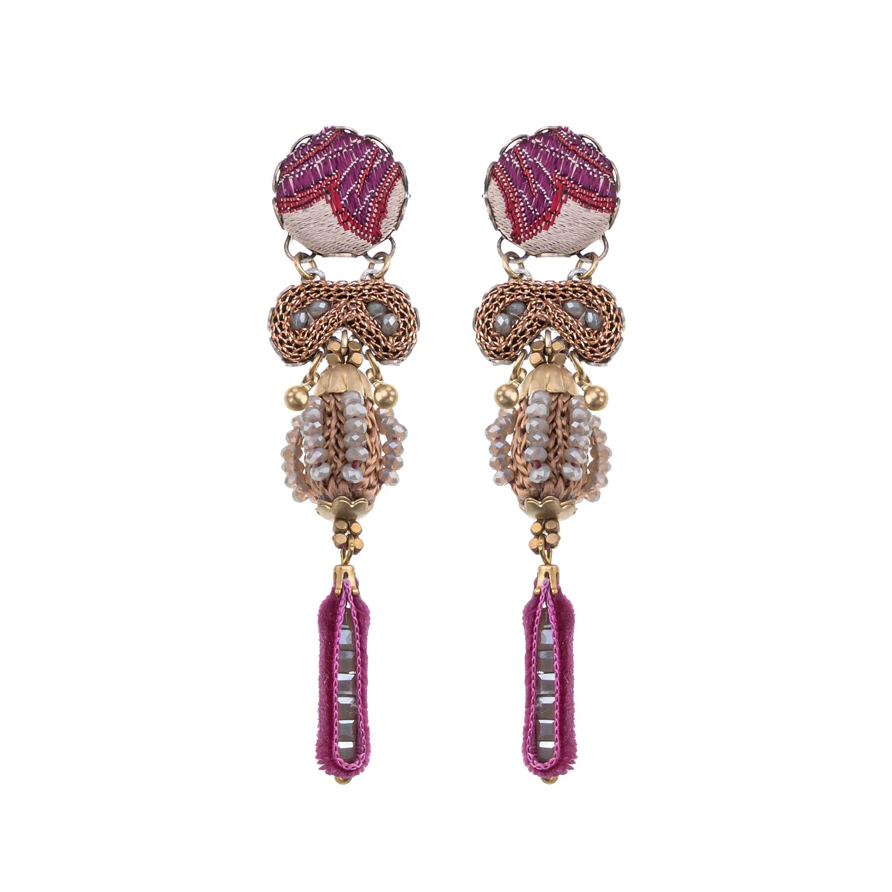 Ayala Bar Berry Blush Set, Rosmira Earrings