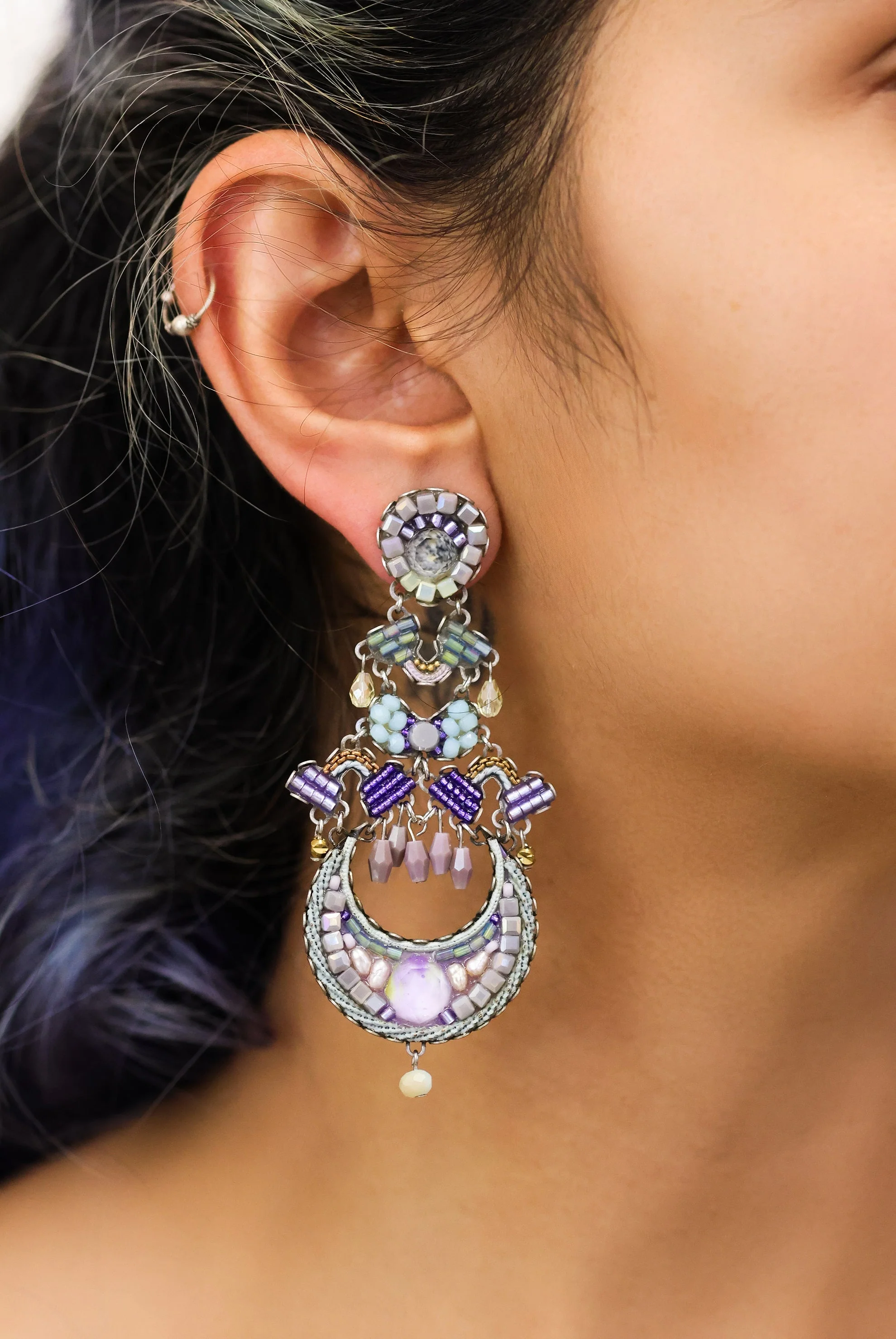 Ayala Bar Elegant Earrings Hyacinth Set, Sis - Image 2