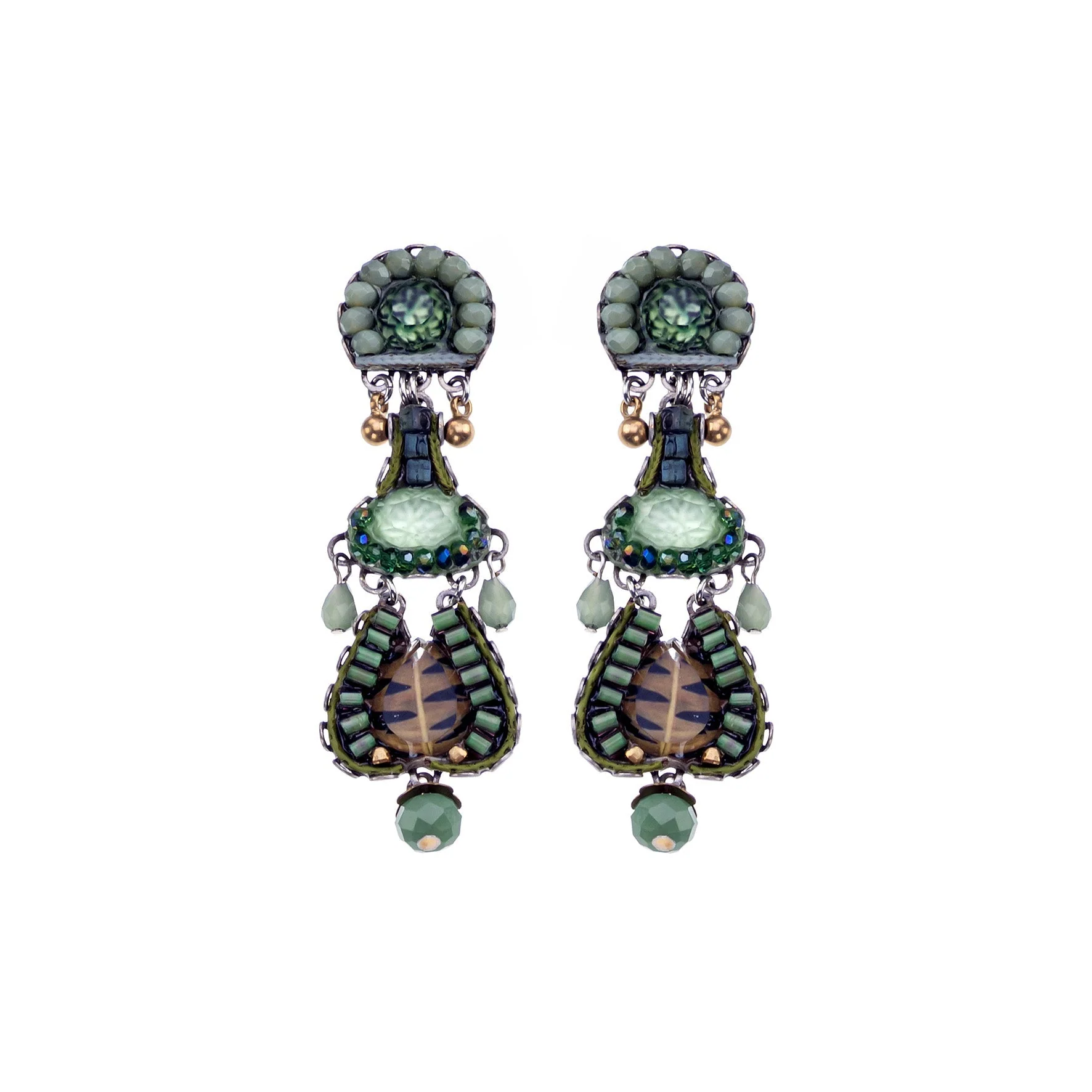 Ayala Bar Eucalyptus Set, Liora Earrings