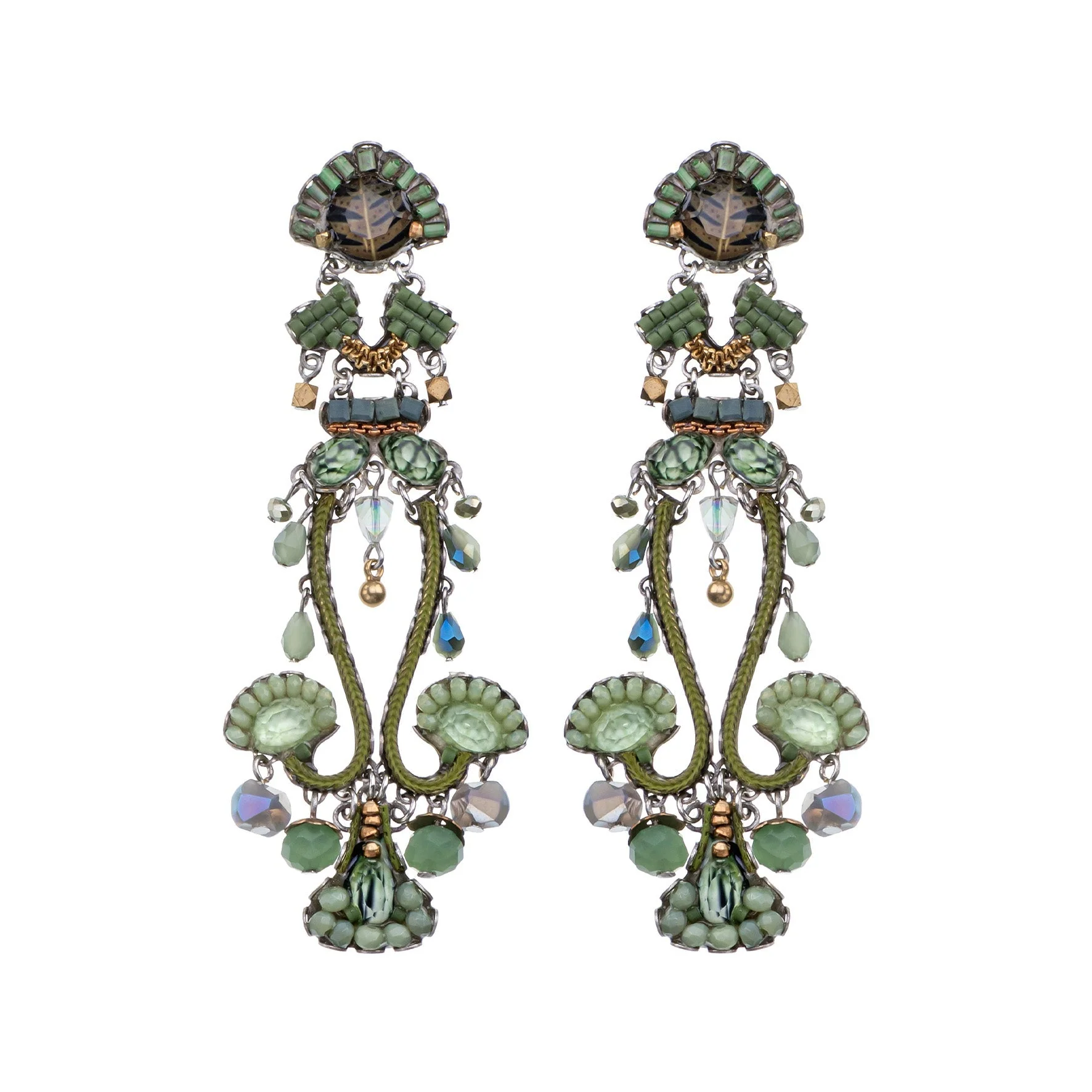 Ayala Bar Eucalyptus Set, Savana Earrings