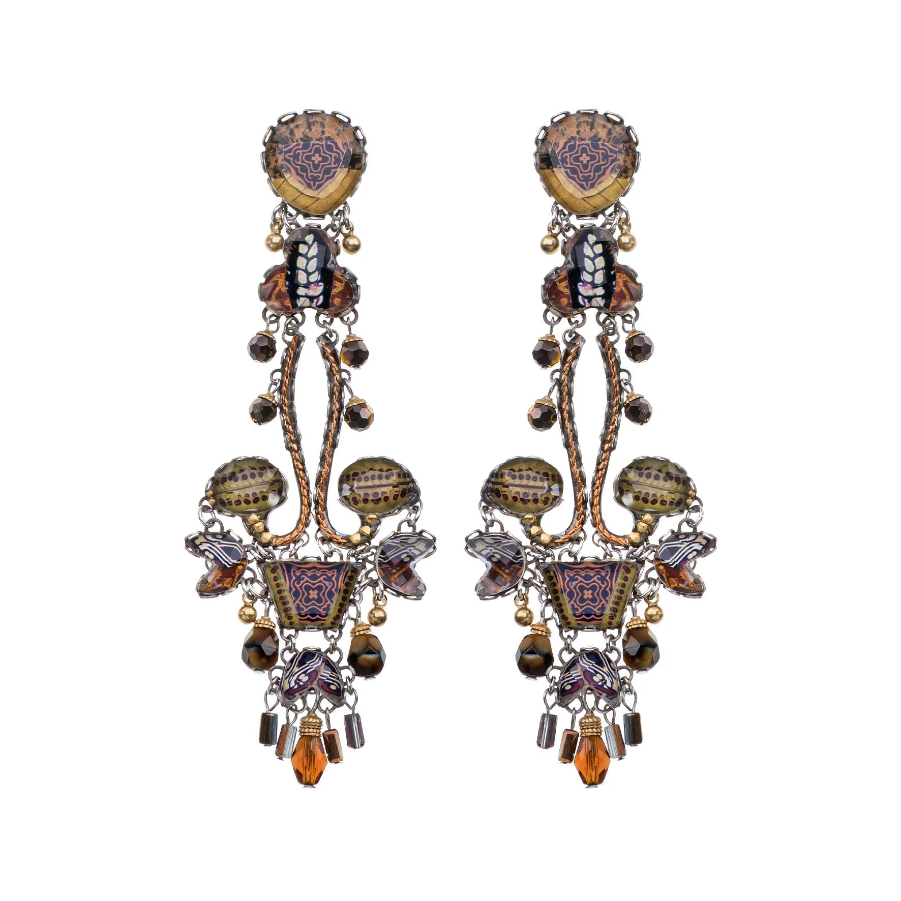 Ayala Bar Golden Dunes Set, Velkira Earrings
