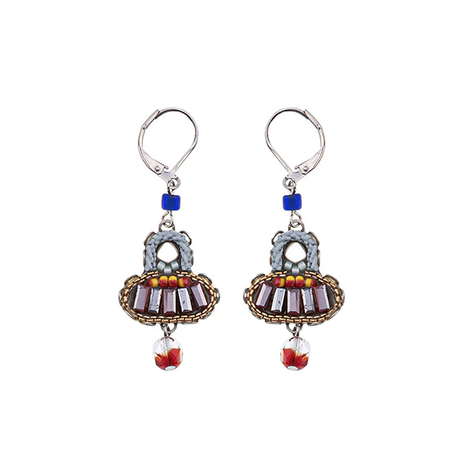 Ayala Bar Heatwave Set, Hanging Beaded Earrings, Beach