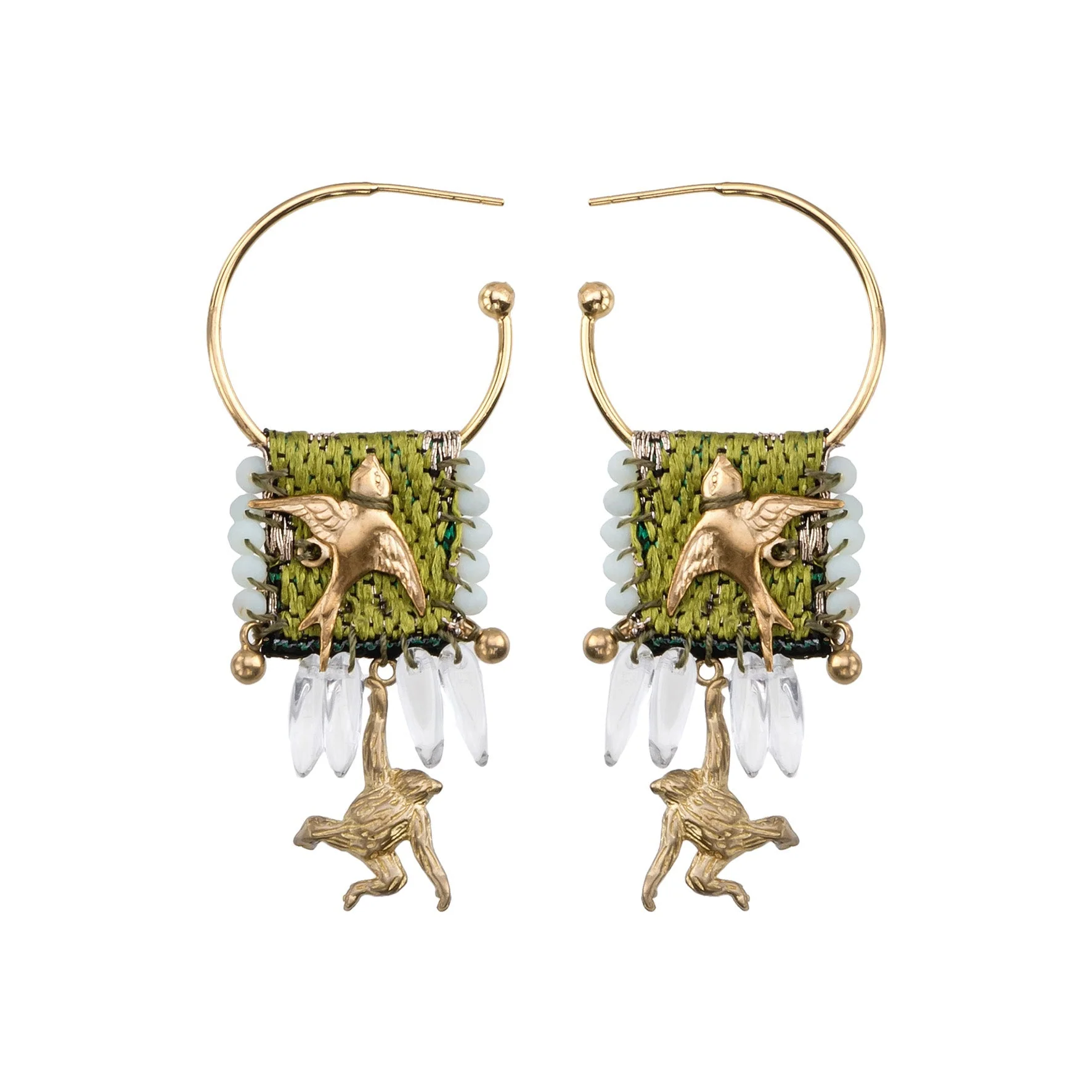Ayala Bar Hoop Earrings Utopian Dream Set, Luna