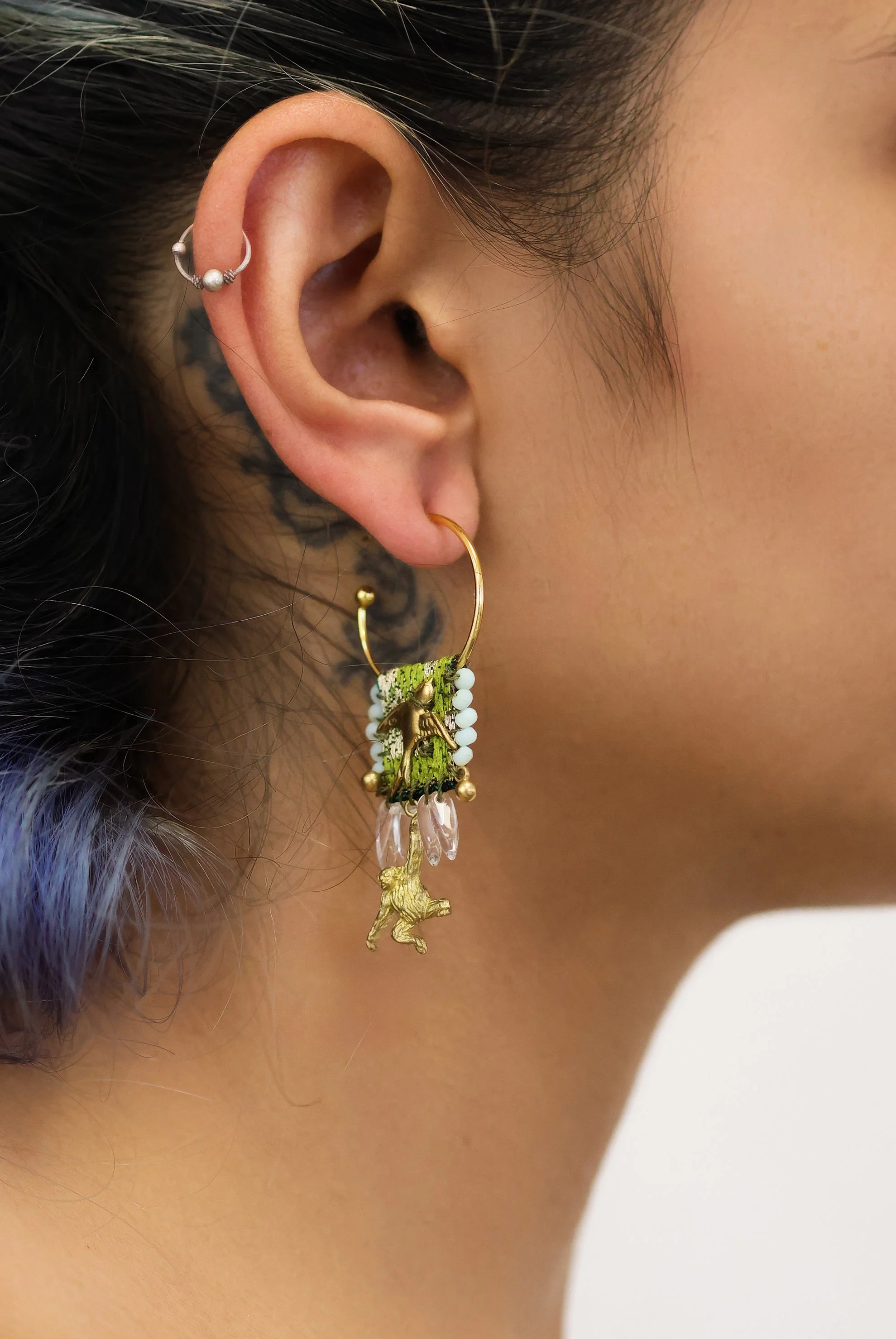 Ayala Bar Hoop Earrings Utopian Dream Set, Luna - Image 2