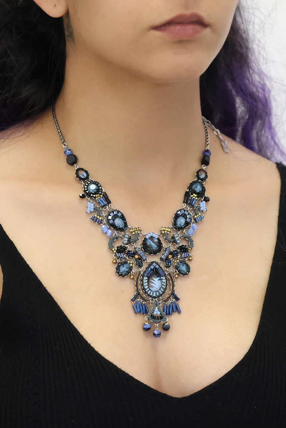 Ayala Bar Indigo Summits Set, Lunaria Necklace - Image 2