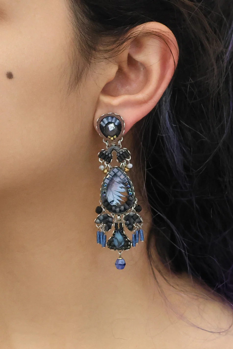 Ayala Bar Indigo Summits Set, Mara Earrings - Image 2
