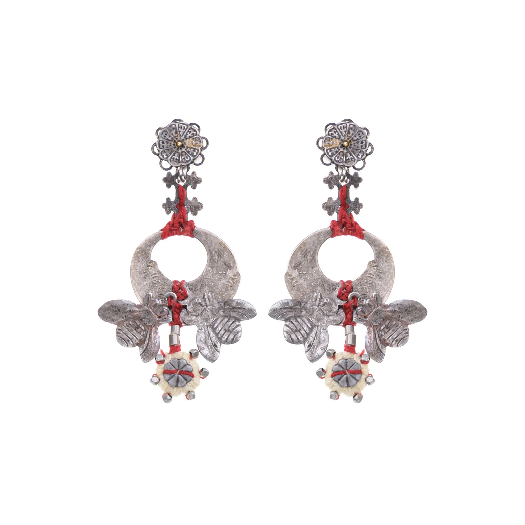 Ayala Bar Metal Bloom Set, Myrrena Earrings