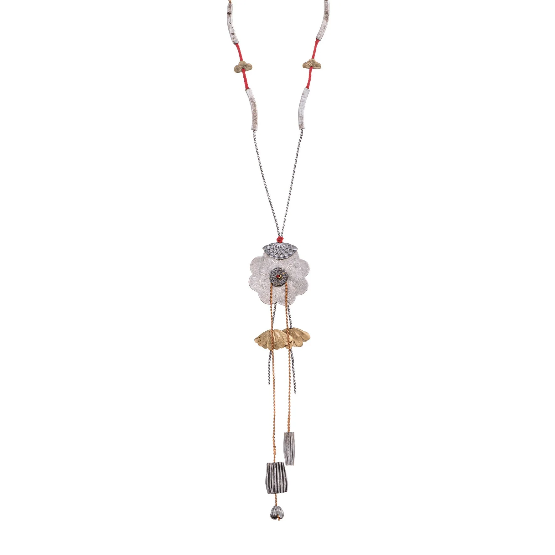 Ayala Bar Metal Bloom Set, Terrania Necklace