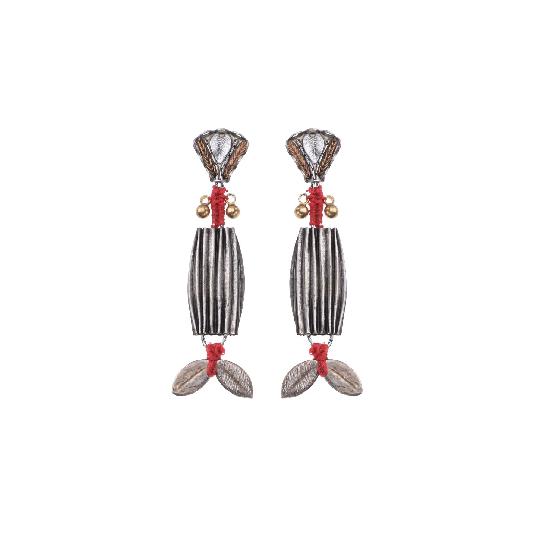 Ayala Bar Metal Bloom Set, Zamira Earrings