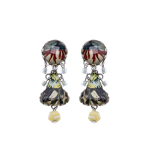 Ayala Bar Neptune'sĀ Garden Set, Small Glass Earrings, Norl