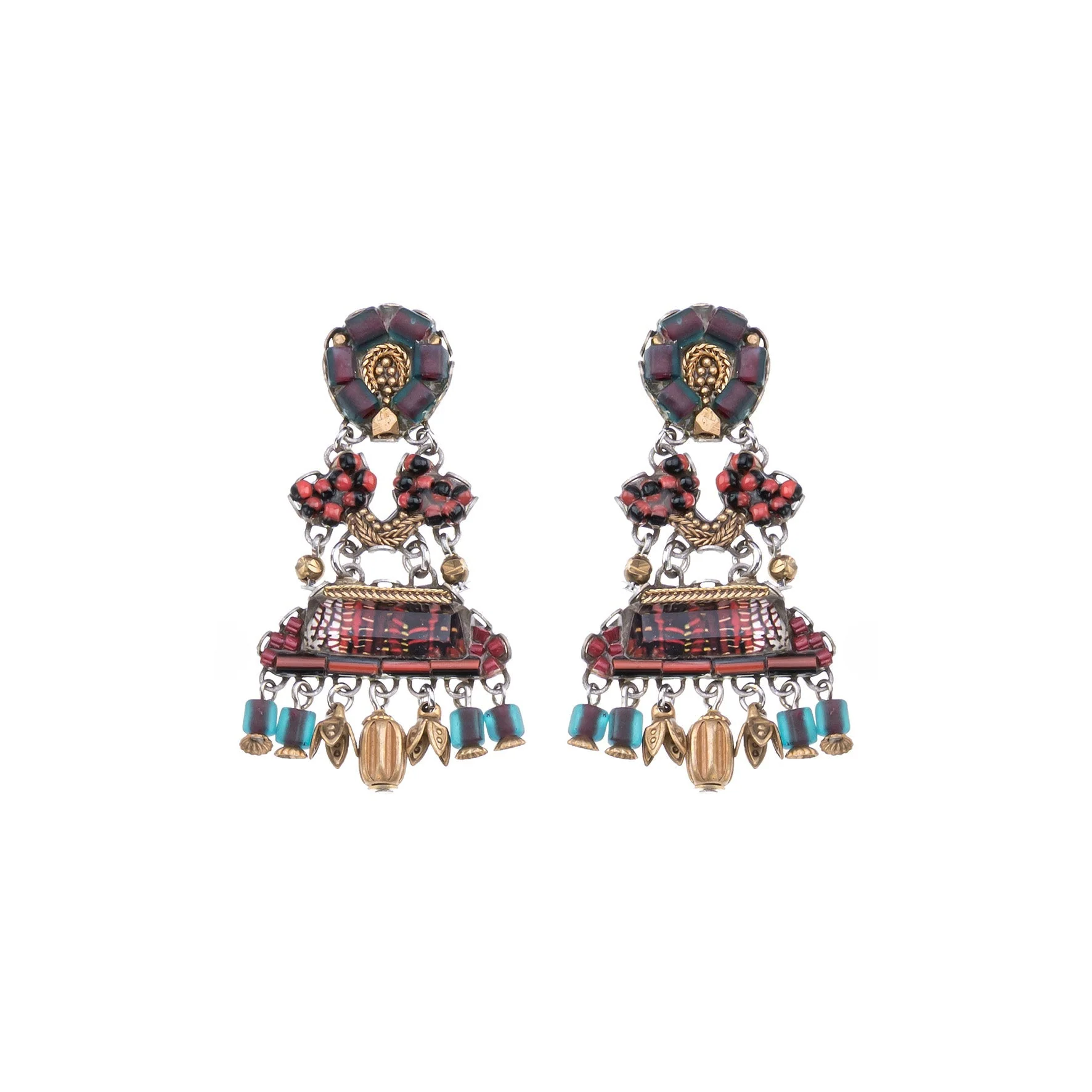 Ayala Bar Noble Wine Set, Carmin Earrings