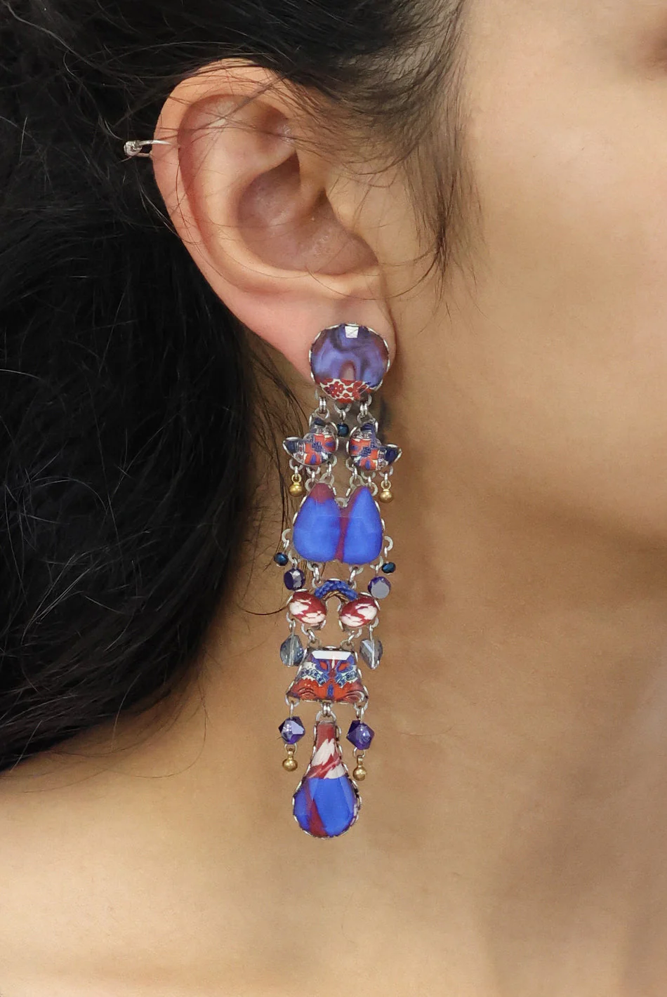 Ayala Bar Ocean Edge Set, Azura Earrings - Image 2