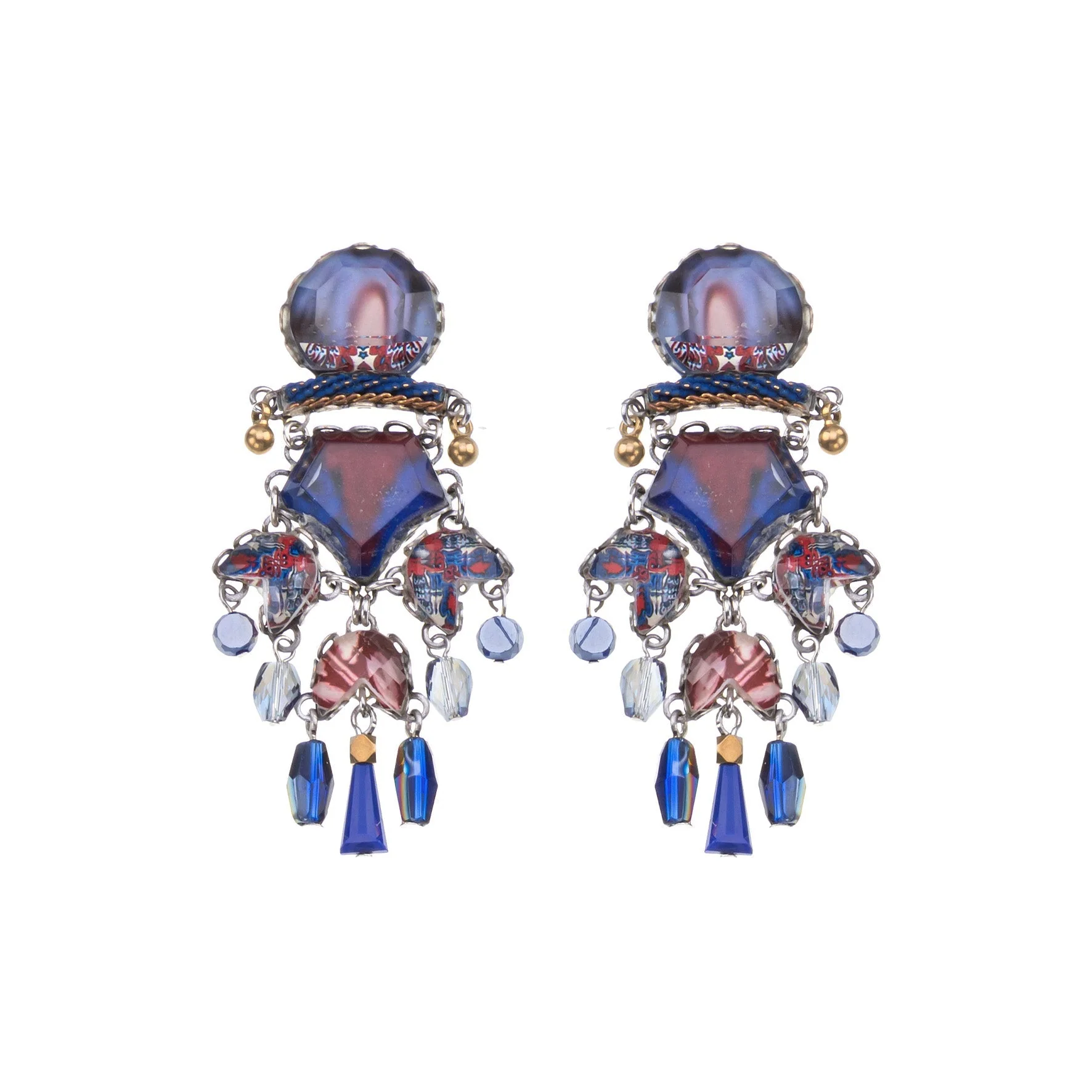Ayala Bar Ocean Edge Set, Severa Earrings