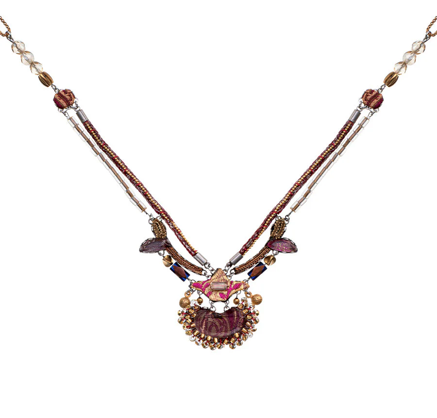 Ayala Bar Plum Wine Set, Custom Necklace, Hakubai