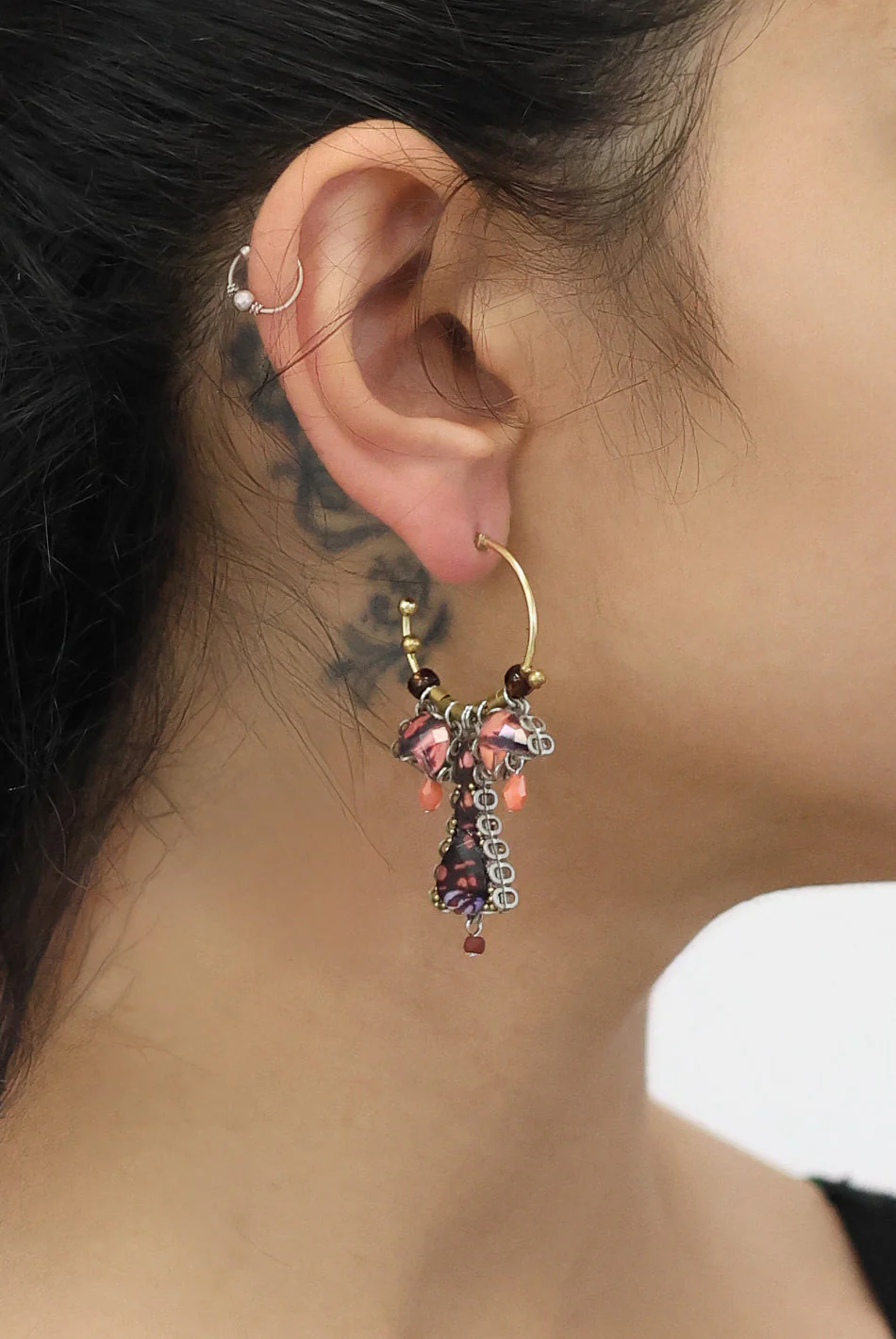 Ayala Bar Rosy Clay Set, Rosocoa Earrings - Image 2